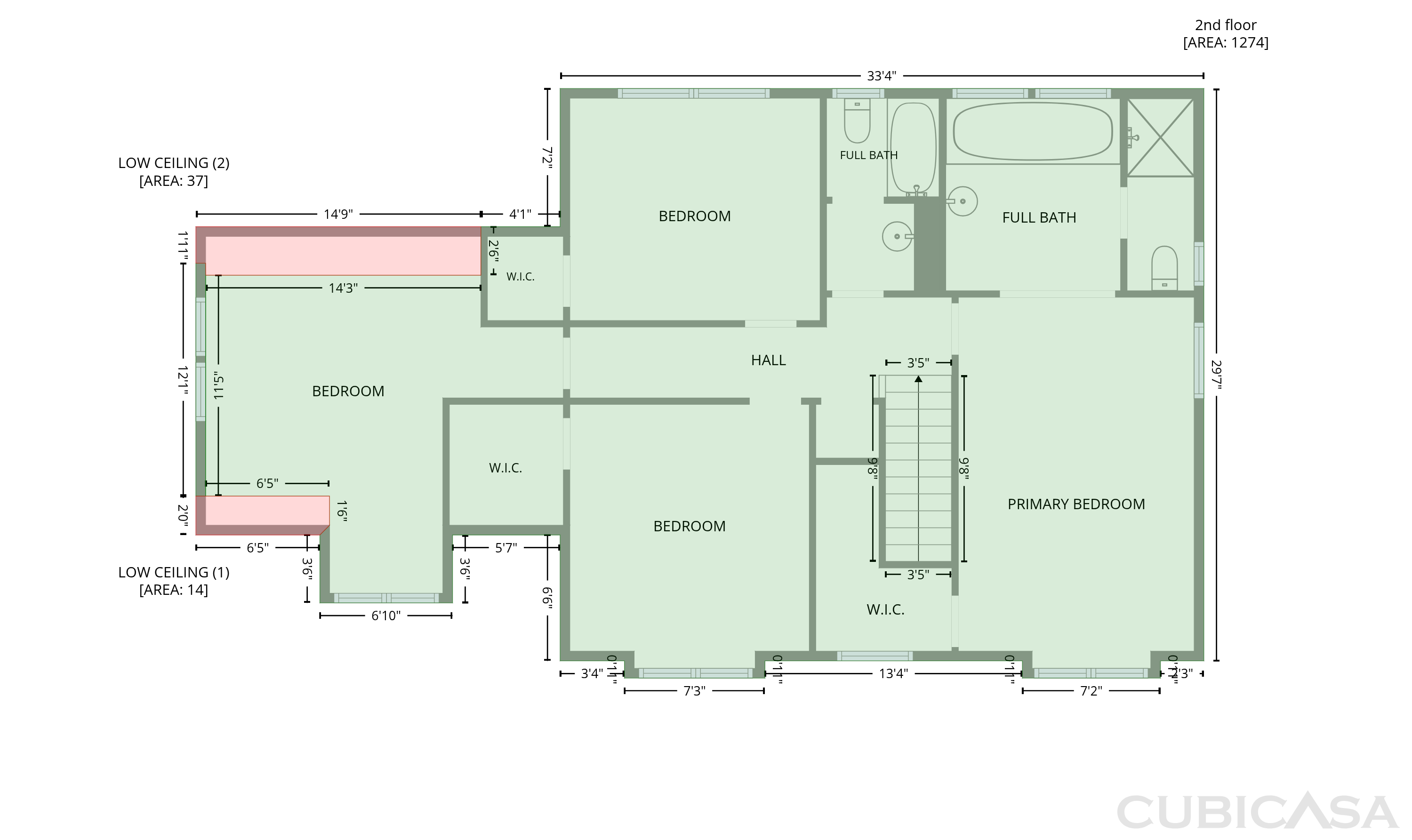 Second Floor of 945 Brandon Ridge Dr, Roswell, GA