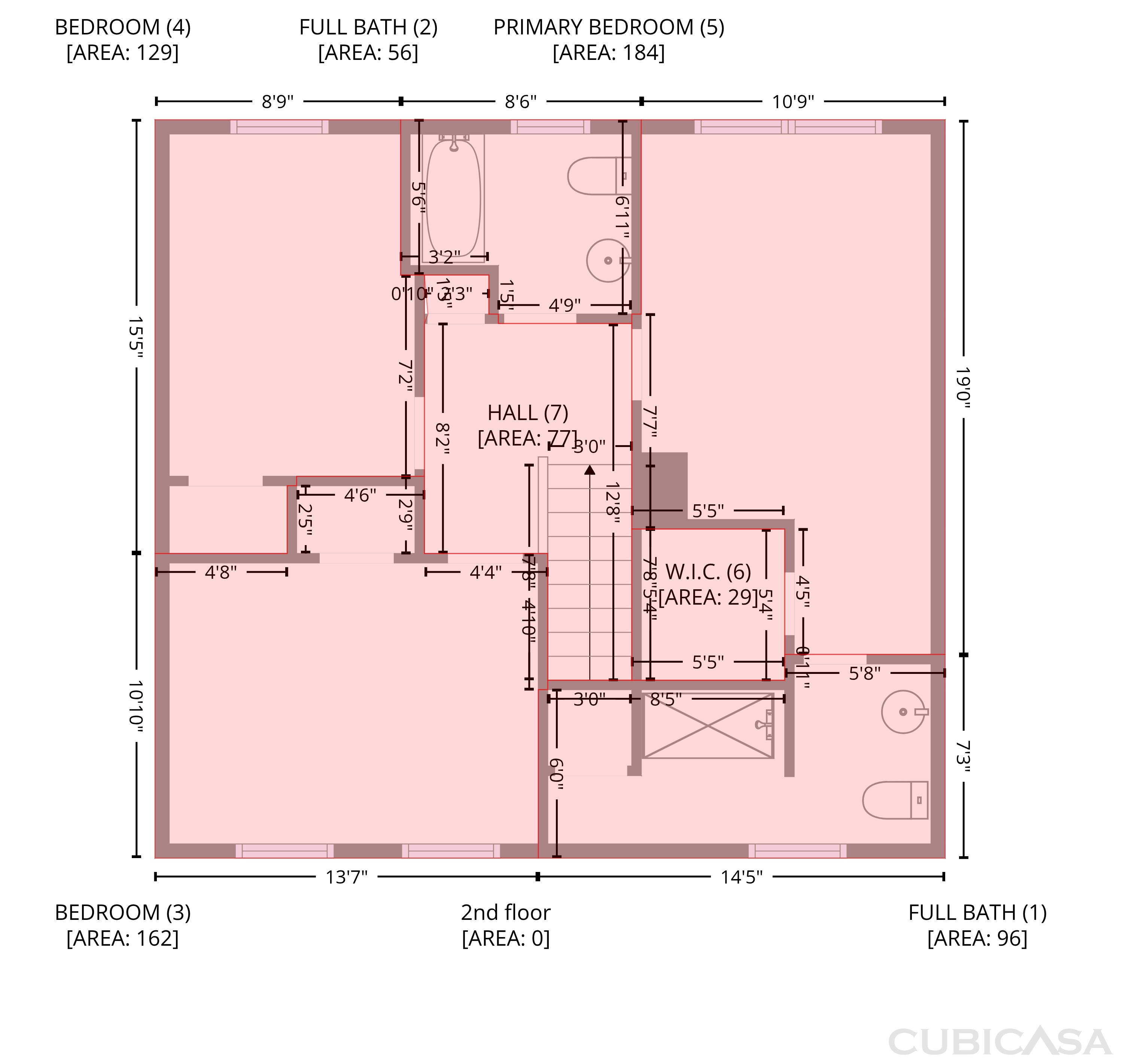 Second Floor of 338 Jefferson Dr, Palmyra, VA