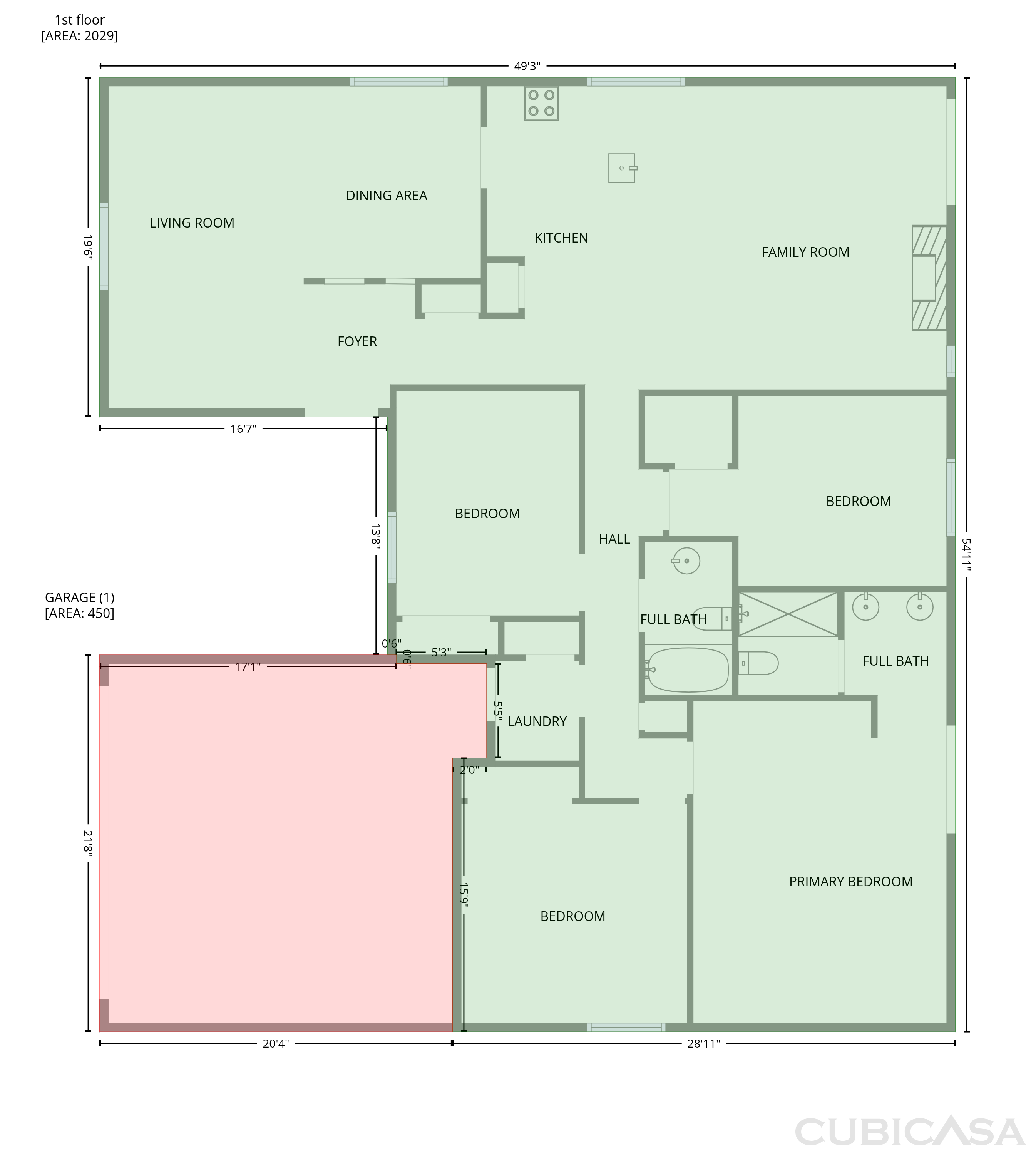 Main Floor of 1610 S Burning Tree Ave, Tucson, AZ