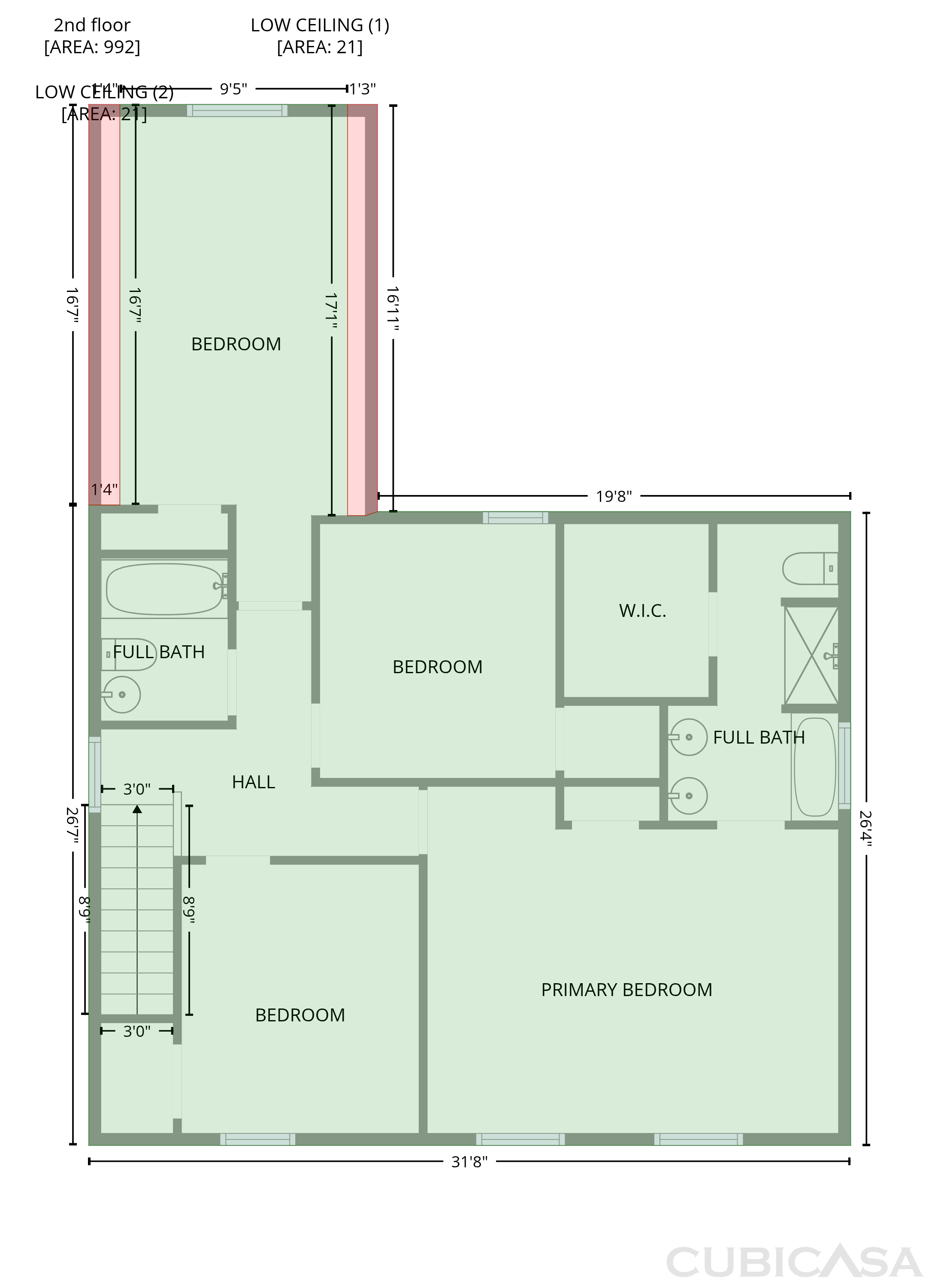 Second Floor of 3469 Aylesford Ln, Indianapolis, IN