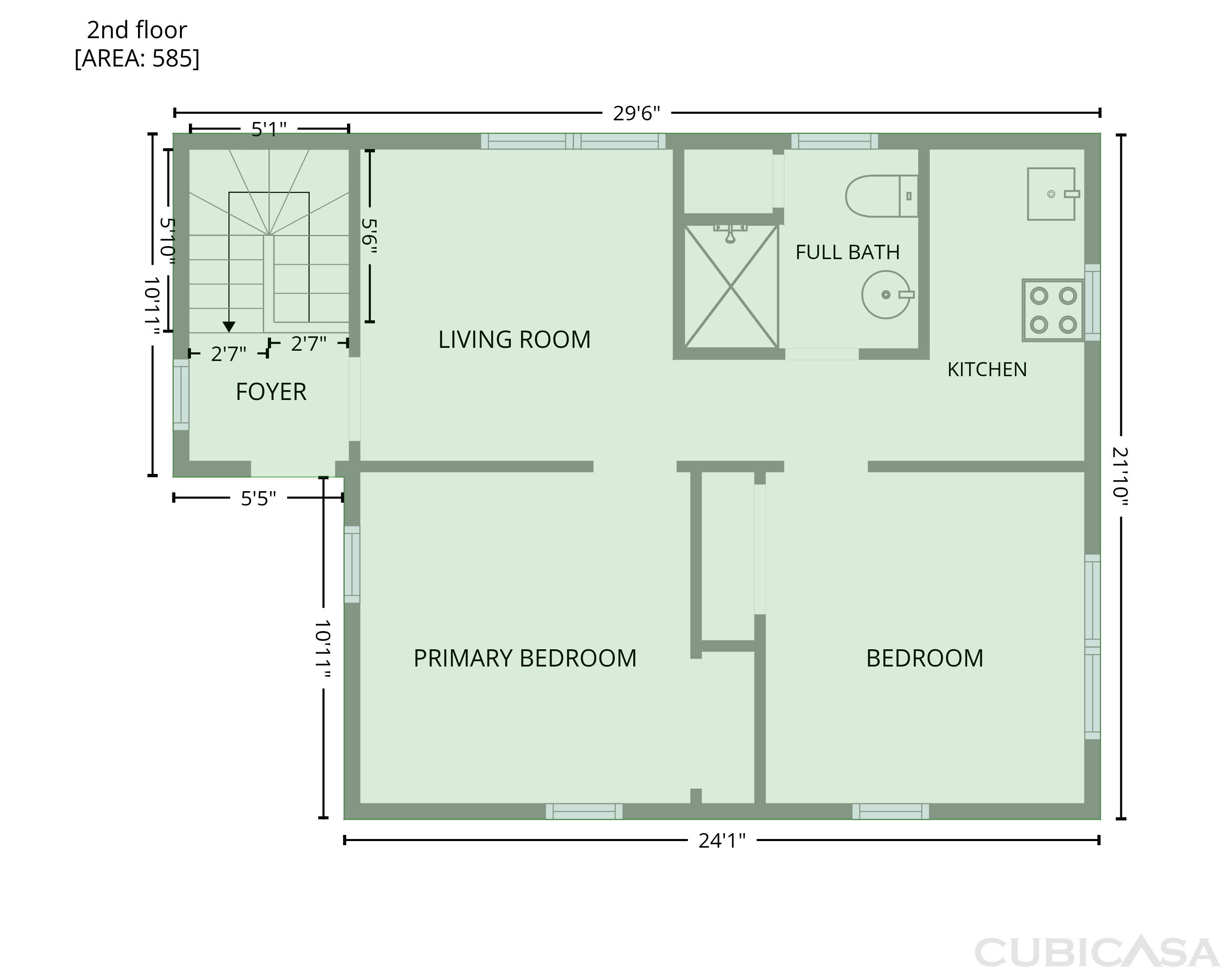 Second Floor of 111 S Oleander Ave, Sanford, FL
