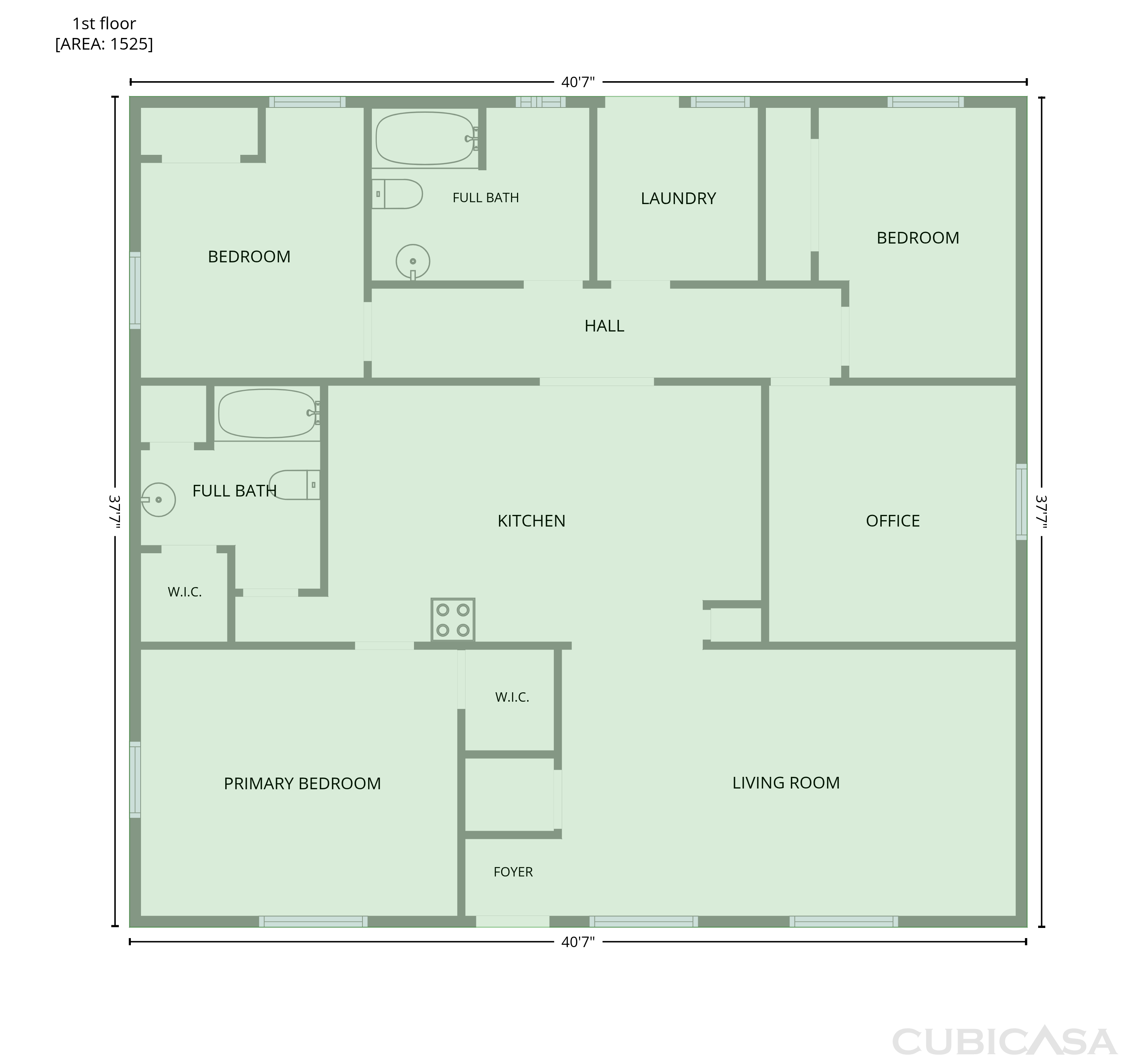 Main Floor of 1418 Moss St, Gainesville, TX