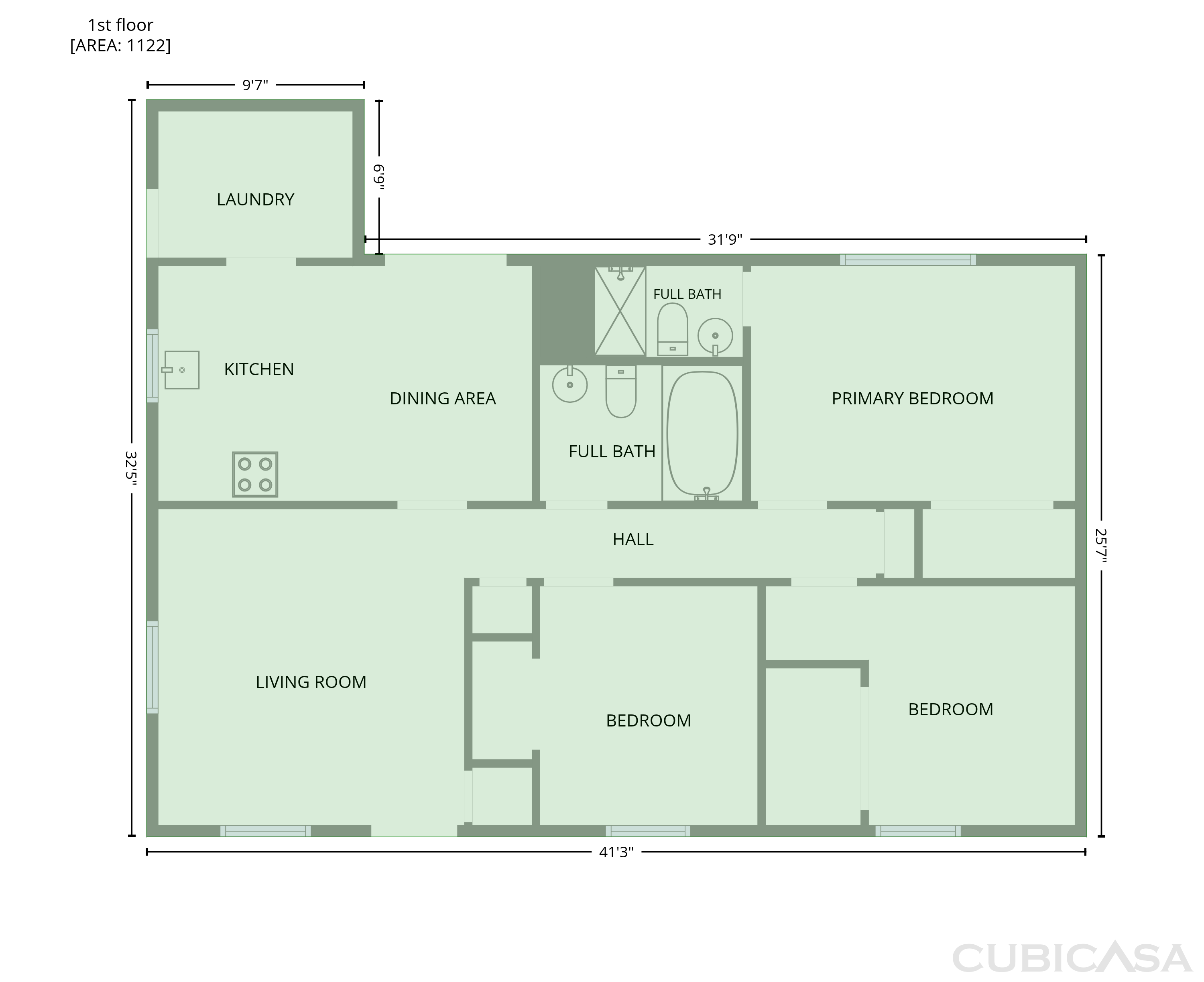 Main Floor of 816 Laurie Ct, Mobile, AL