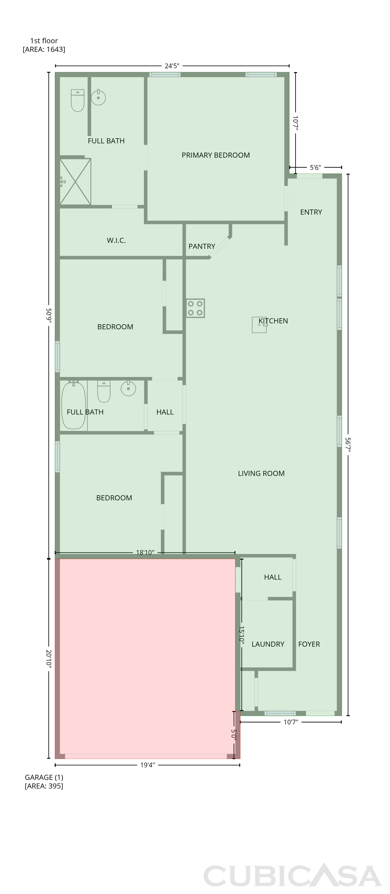 Main Floor of 13592 Gunsmoke Ln, Cresson, TX
