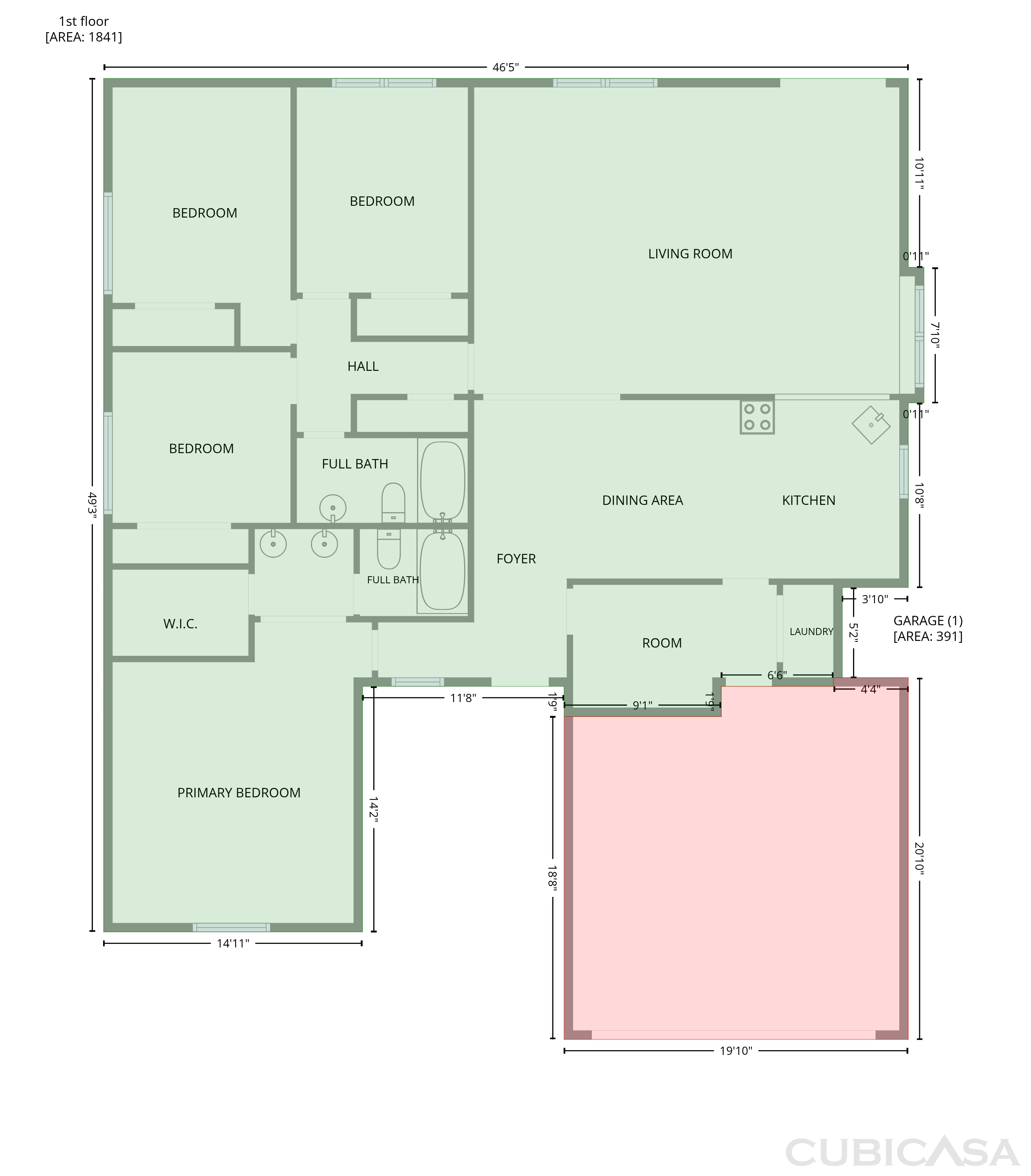 Main Floor of 220 Grand Meadow Dr, Fort Worth, TX