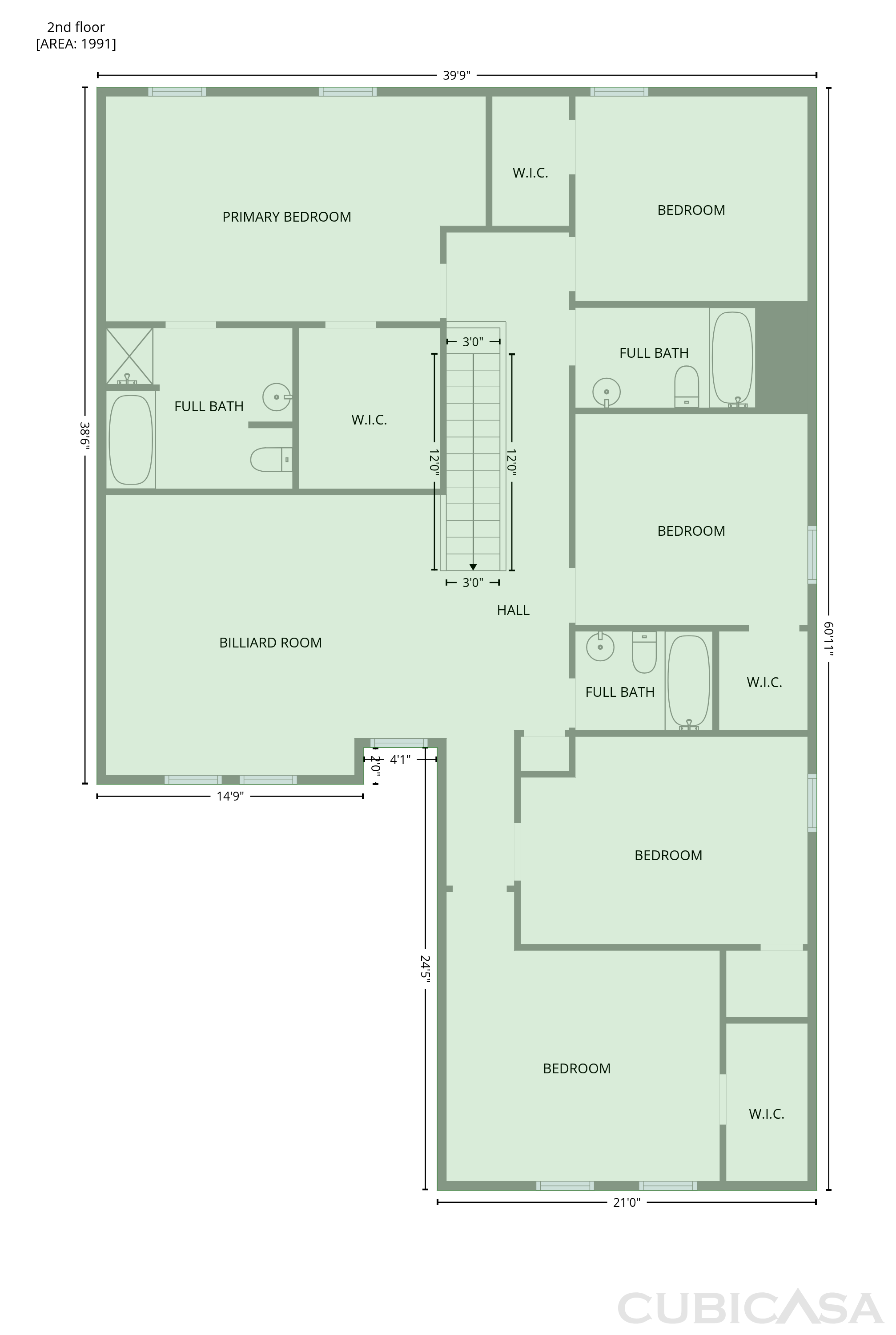 Second Floor of 2017 Sweet Bay Dr, Villa Rica, GA