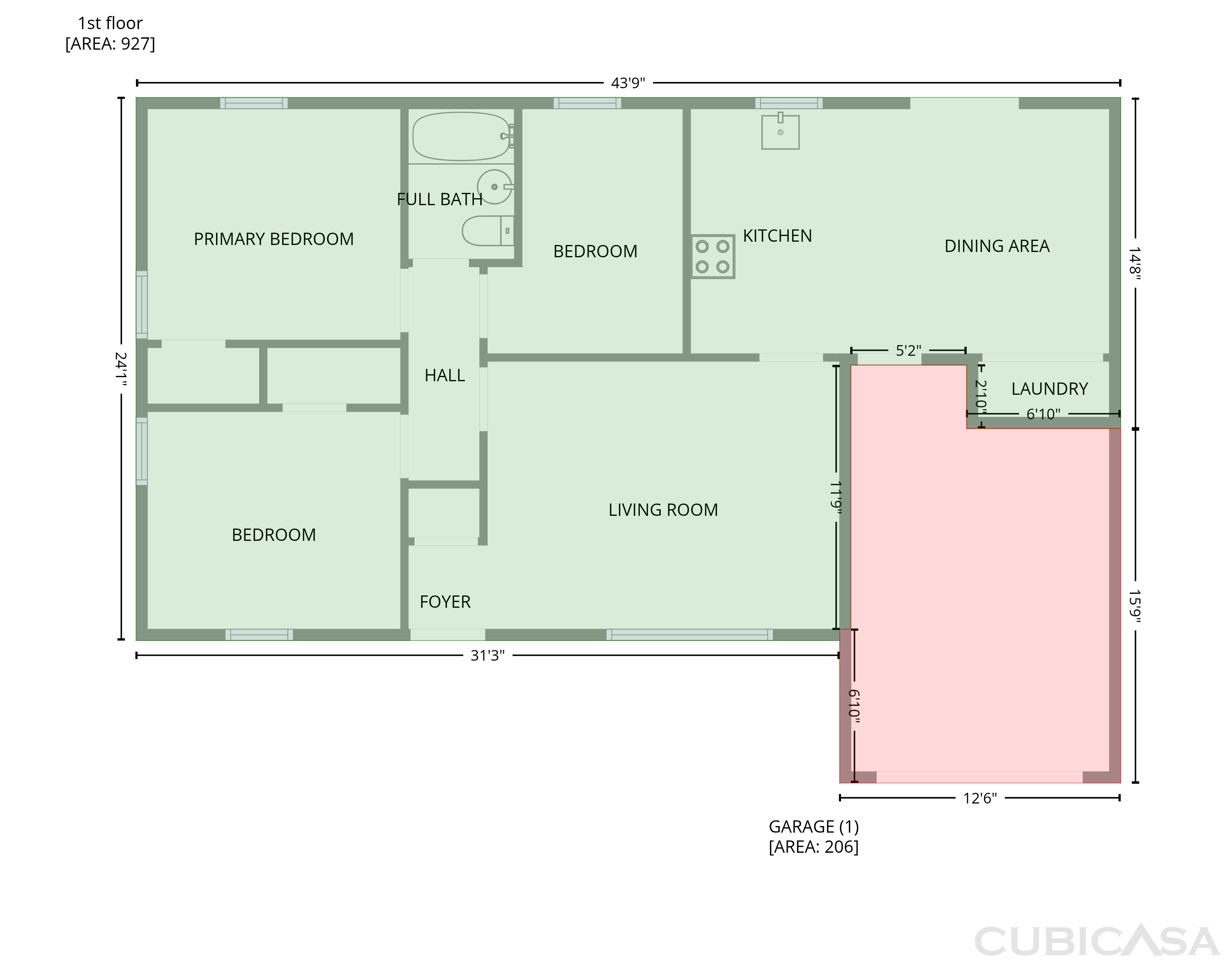Main Floor of 11615 W 68th St, Shawnee, KS