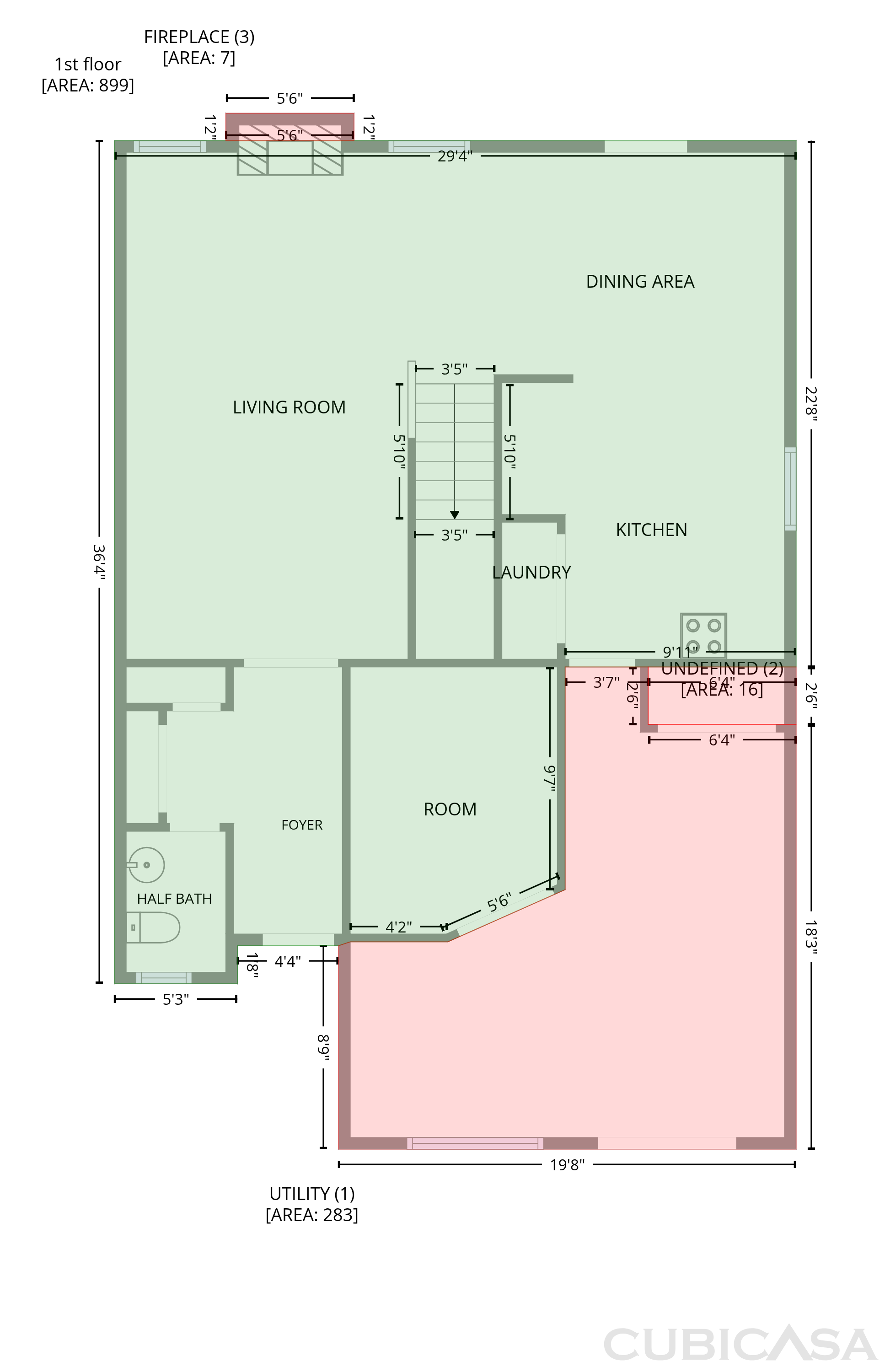 Main Floor of 3512 Braden Dr, Charlotte, NC