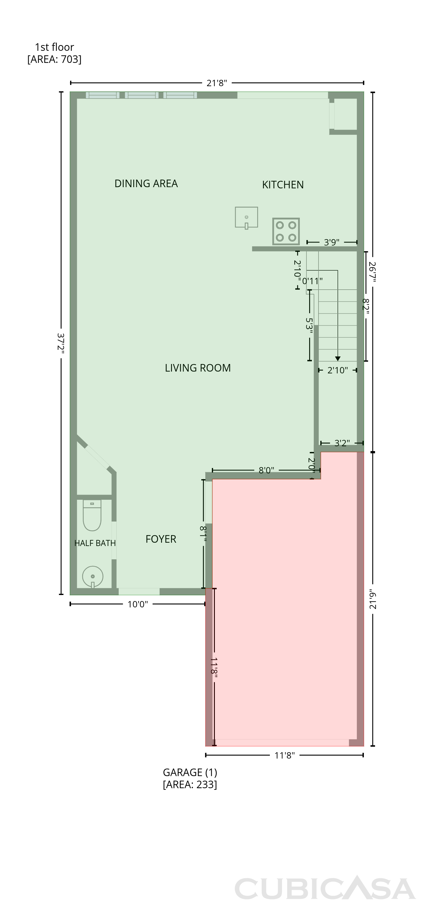 Main Floor of 4204 Camden Woods Ct, Raleigh, NC