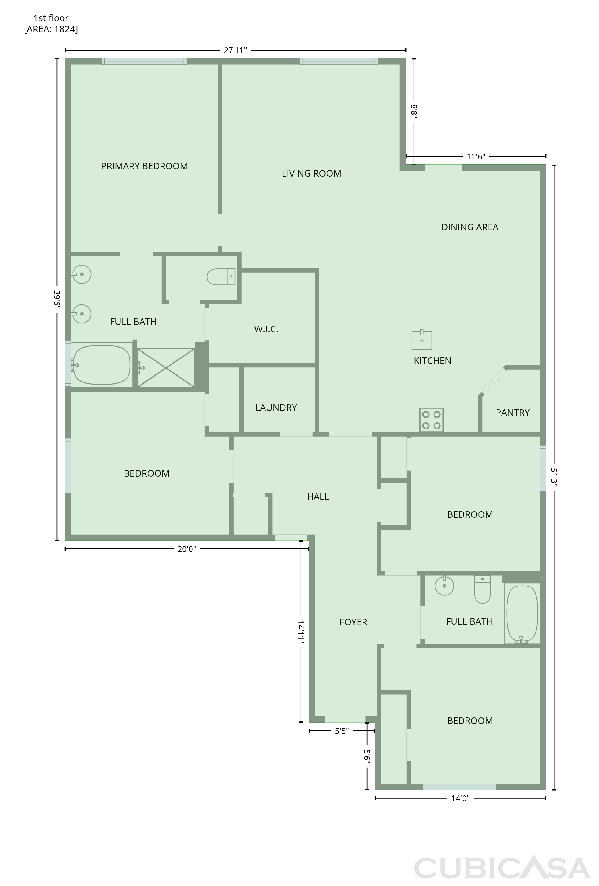 Main Floor of 7453 Brompton Dr, Foley, AL