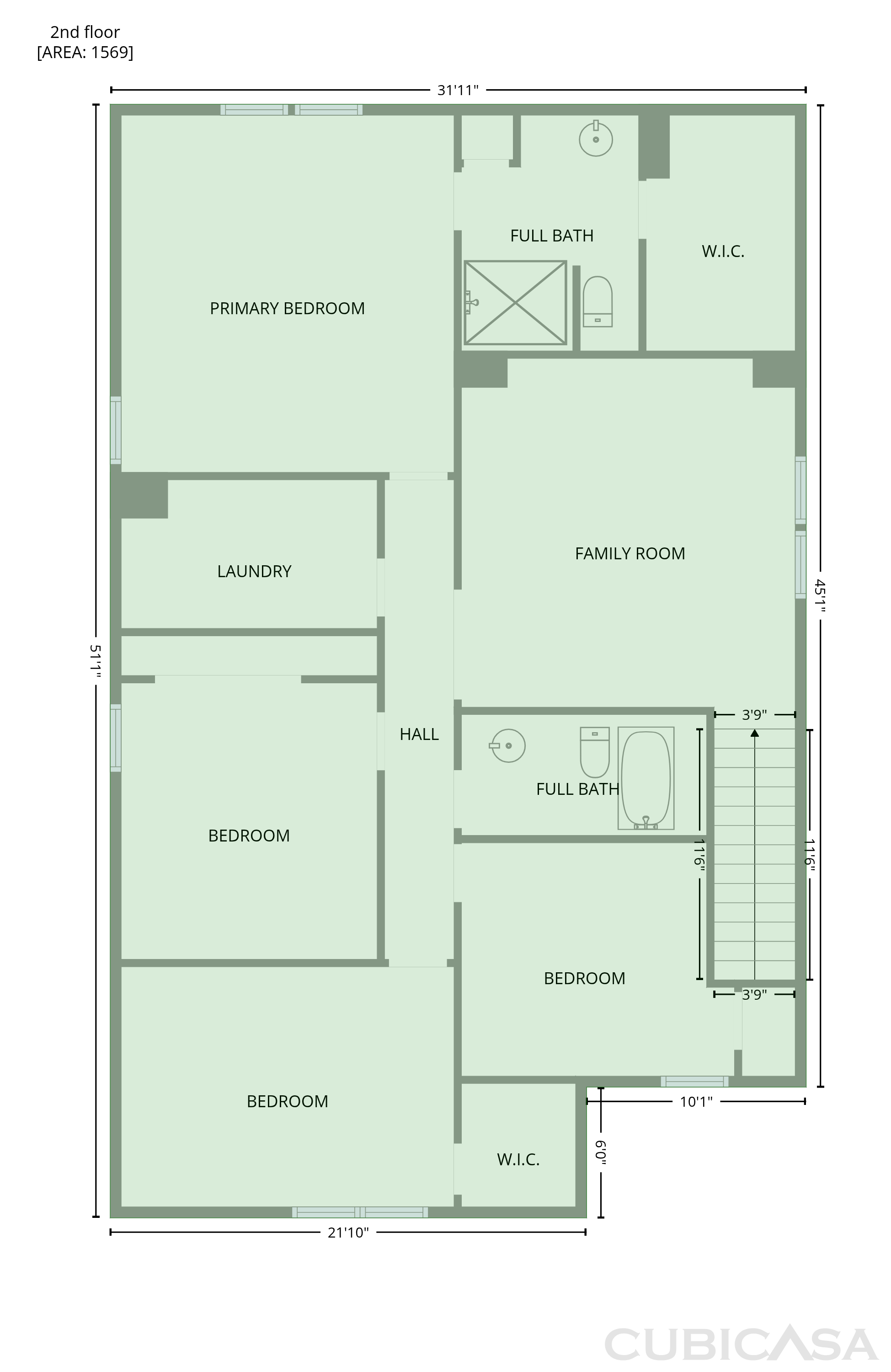 Second Floor of 4462 Hovenweep Way, Indianapolis, IN