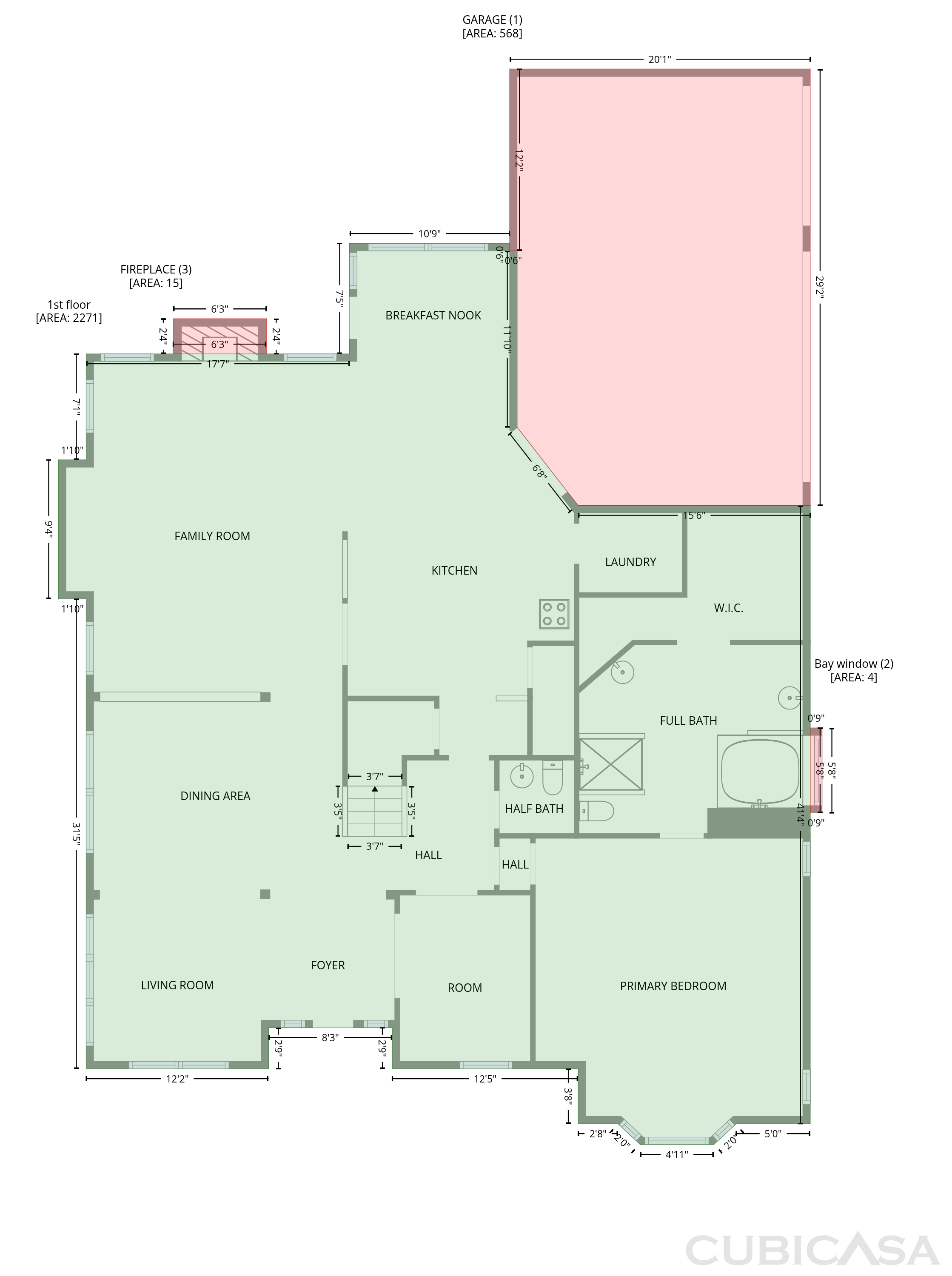 Main Floor of 2446 Chesterfield Rd, Garland, TX