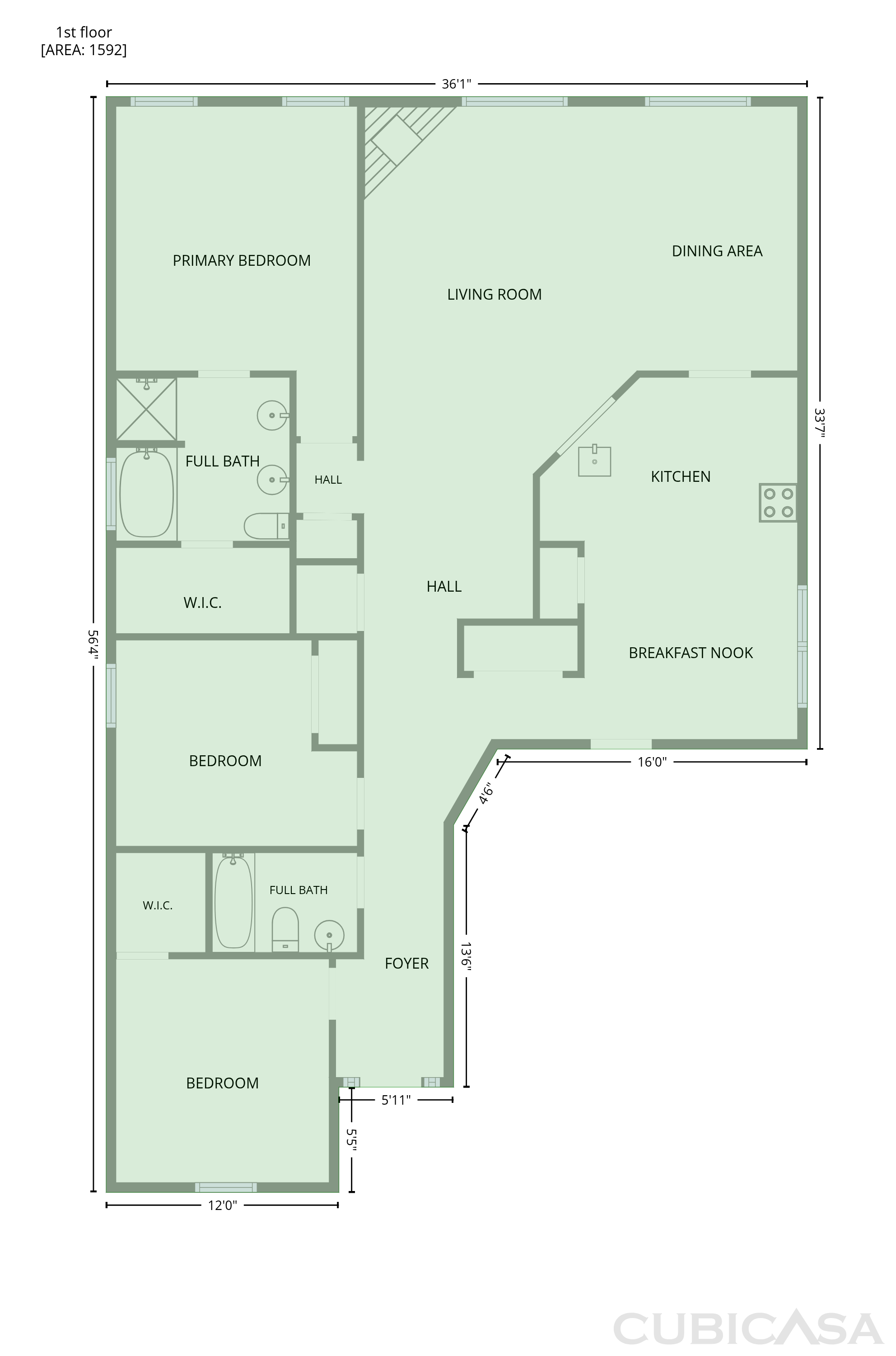 Main Floor of 5512 Spindlewood Ct, Durham, NC
