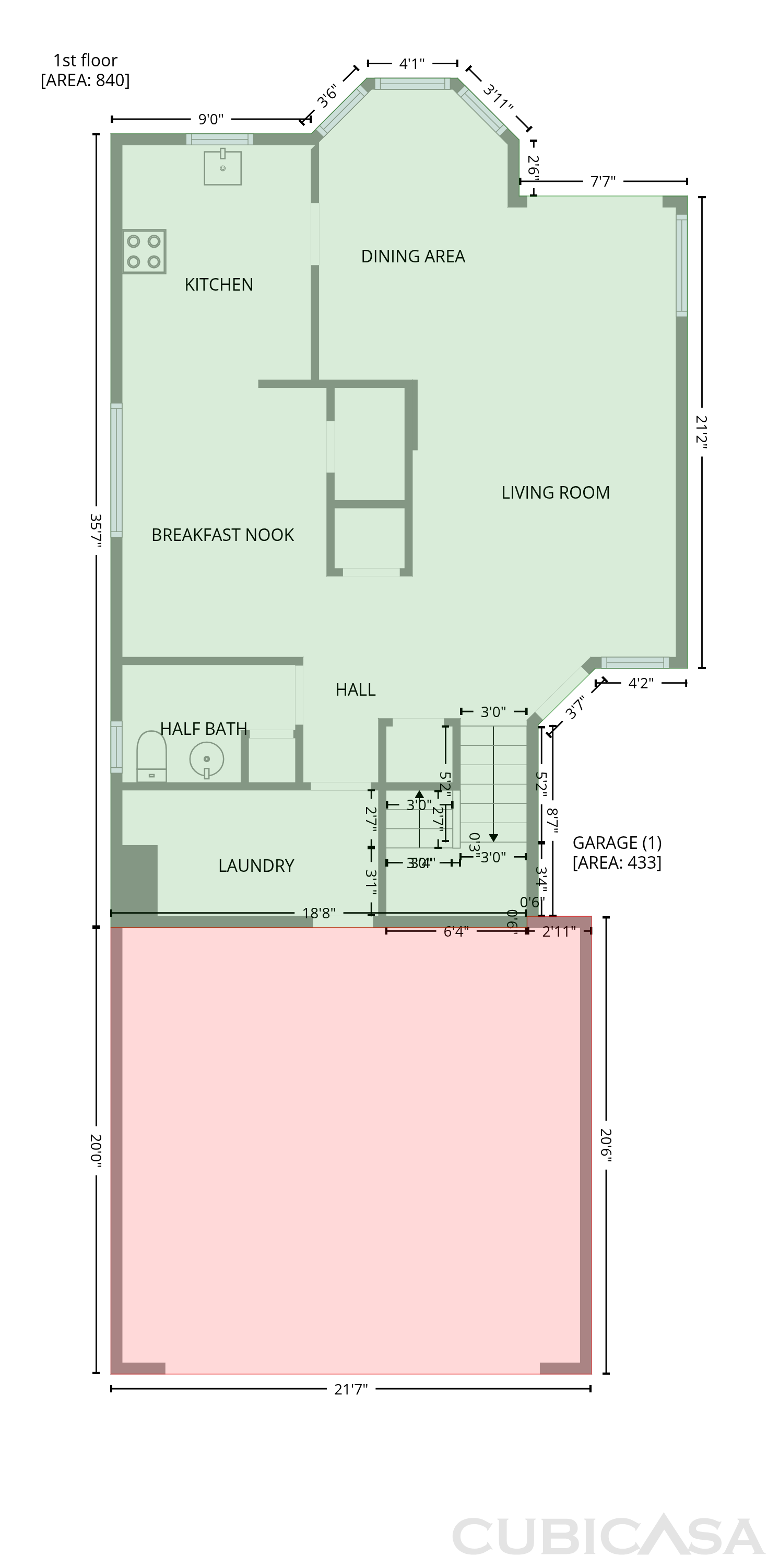 Main Floor of 9500 N Albatross Dr, Tucson, AZ