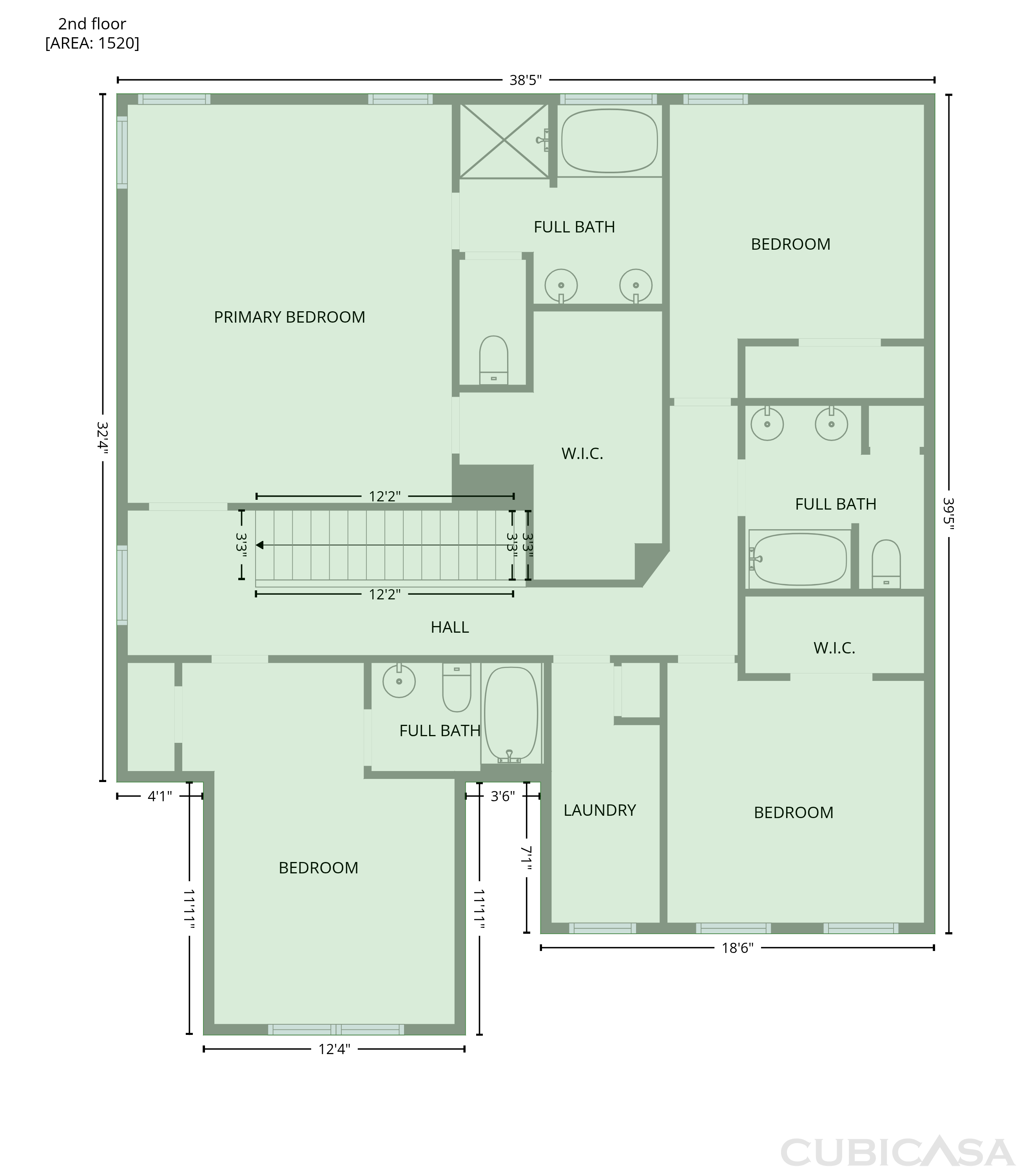 Second Floor of 317 Whispering Breeze Ln, Summerville, SC