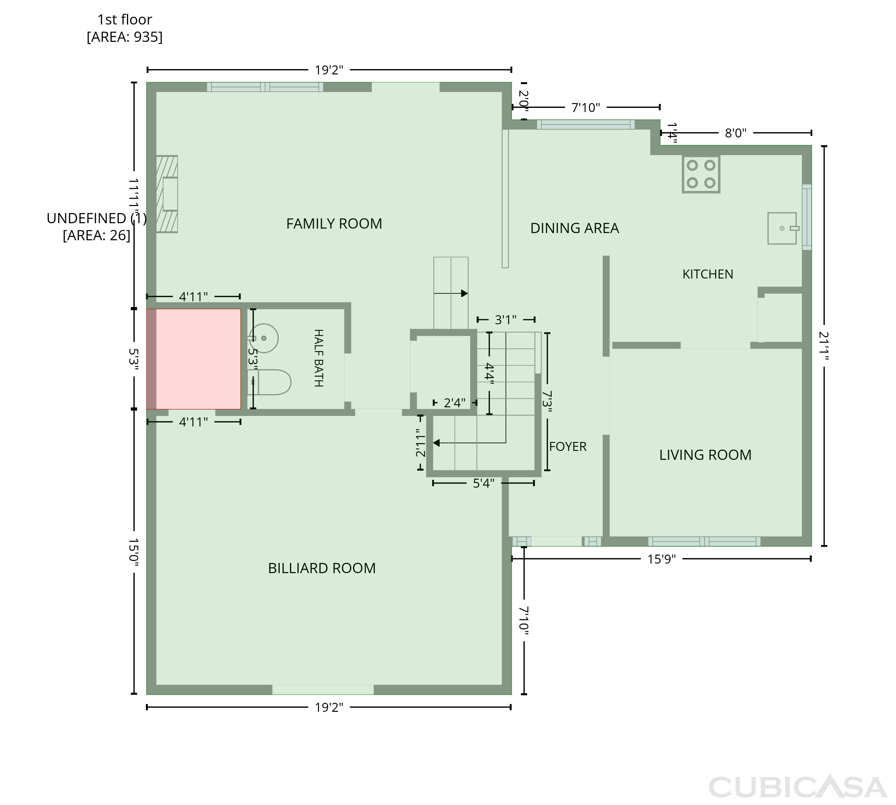 Main Floor of 435 Churchill Ct, Jonesboro, GA