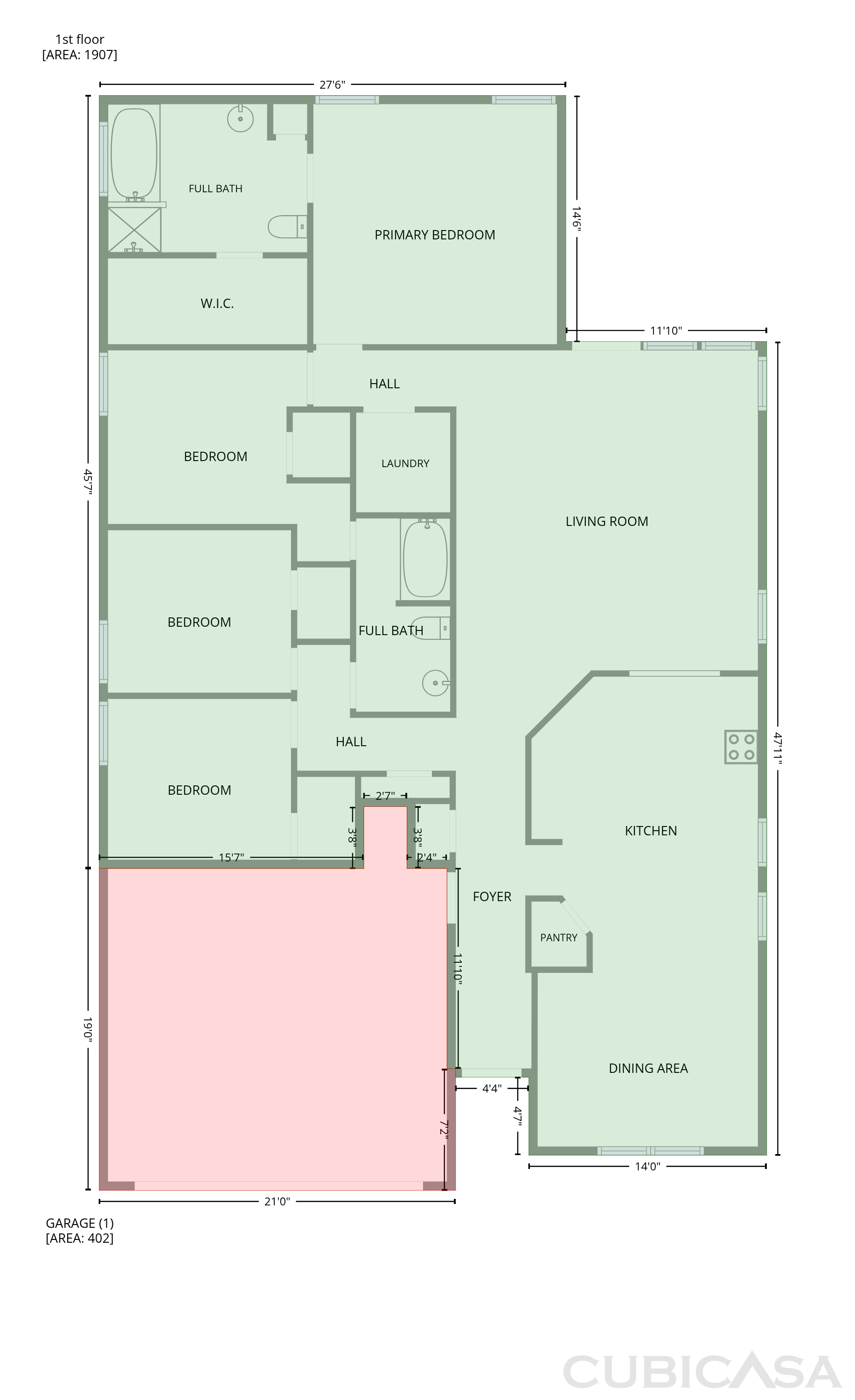 Main Floor of 1603 Katydid Ct, Conroe, TX