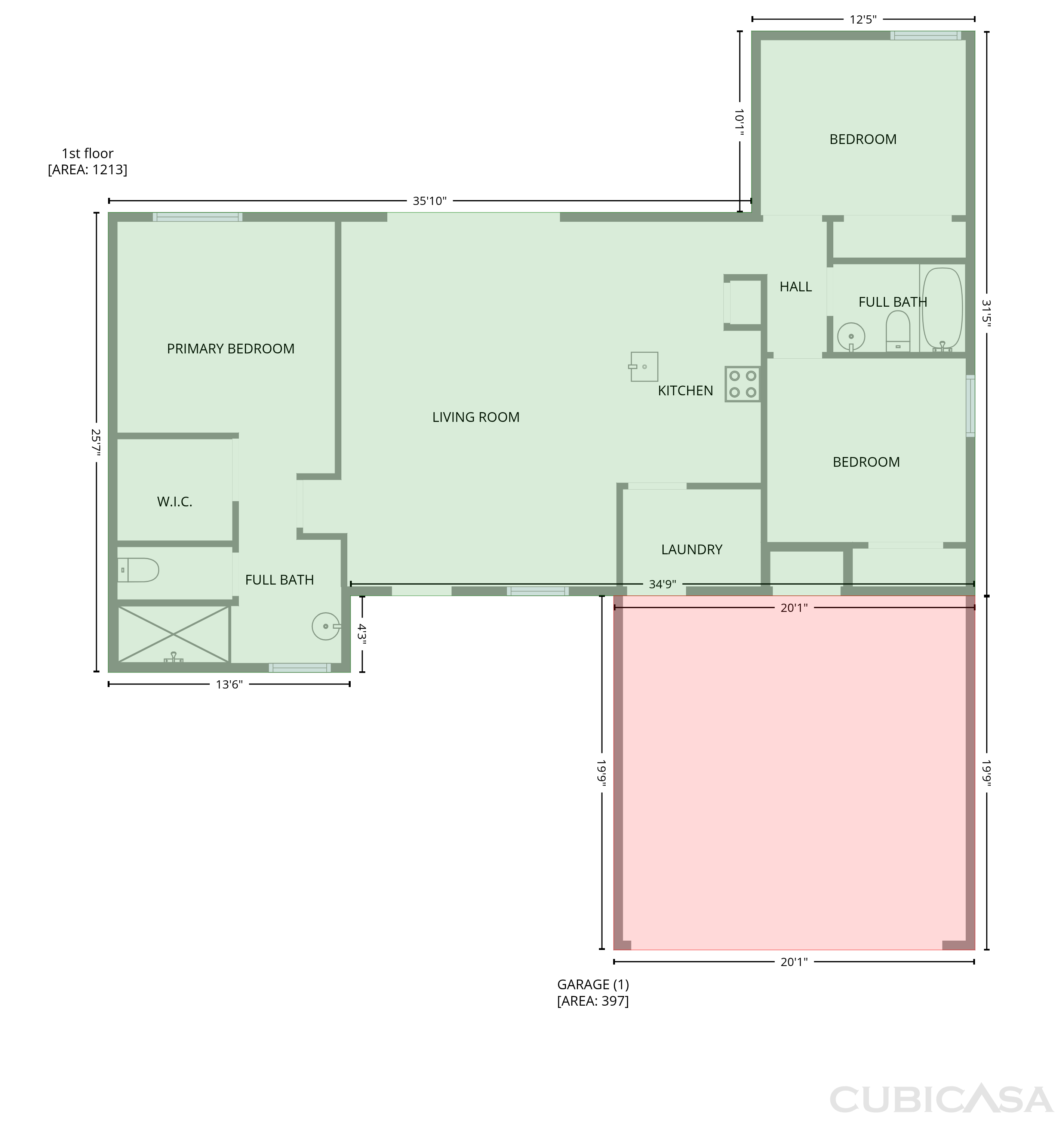 Main Floor of 1140 Bancroft St, Deltona, FL