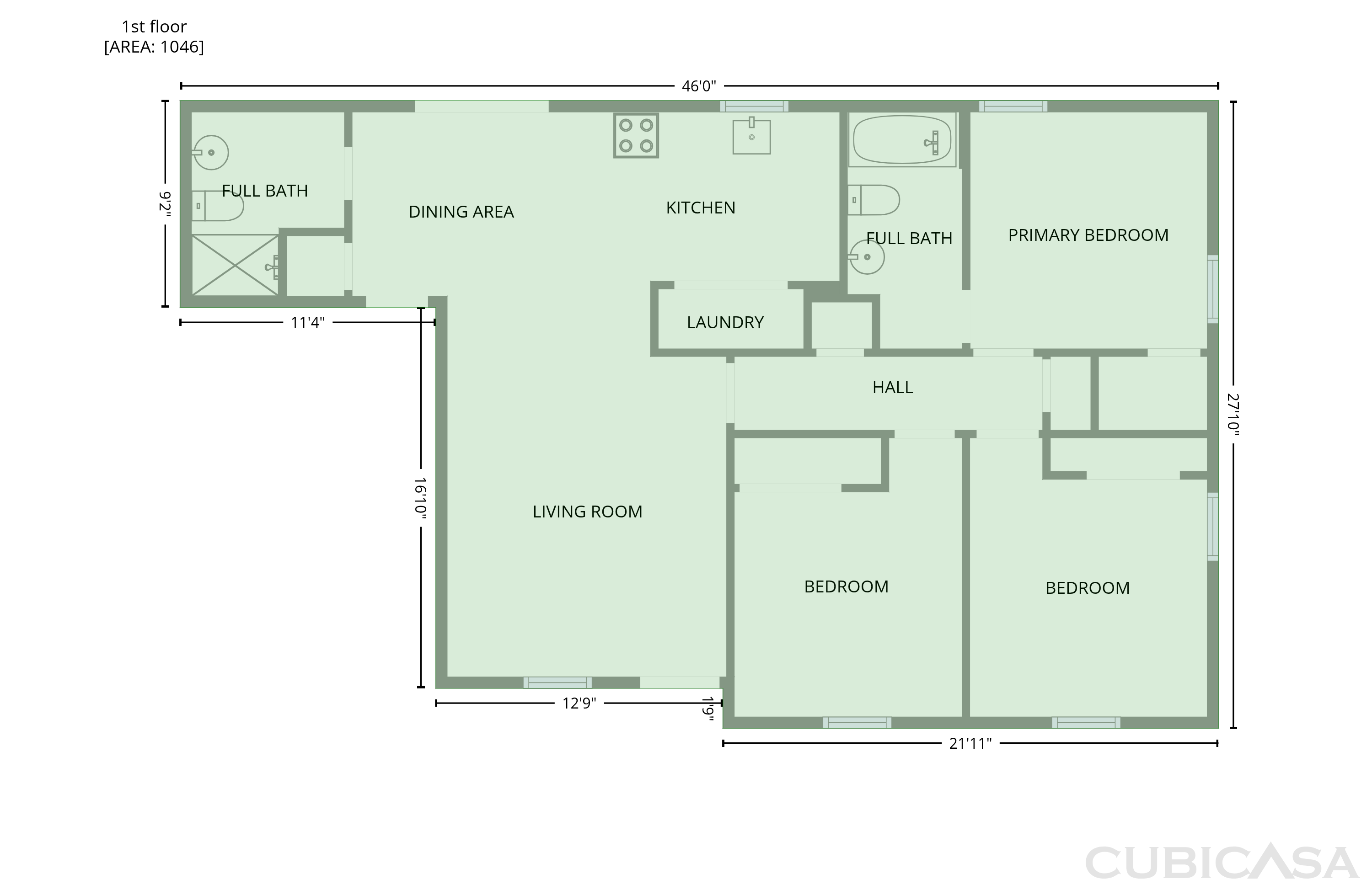 Main Floor of 2505 Plaza St, Arlington, TX