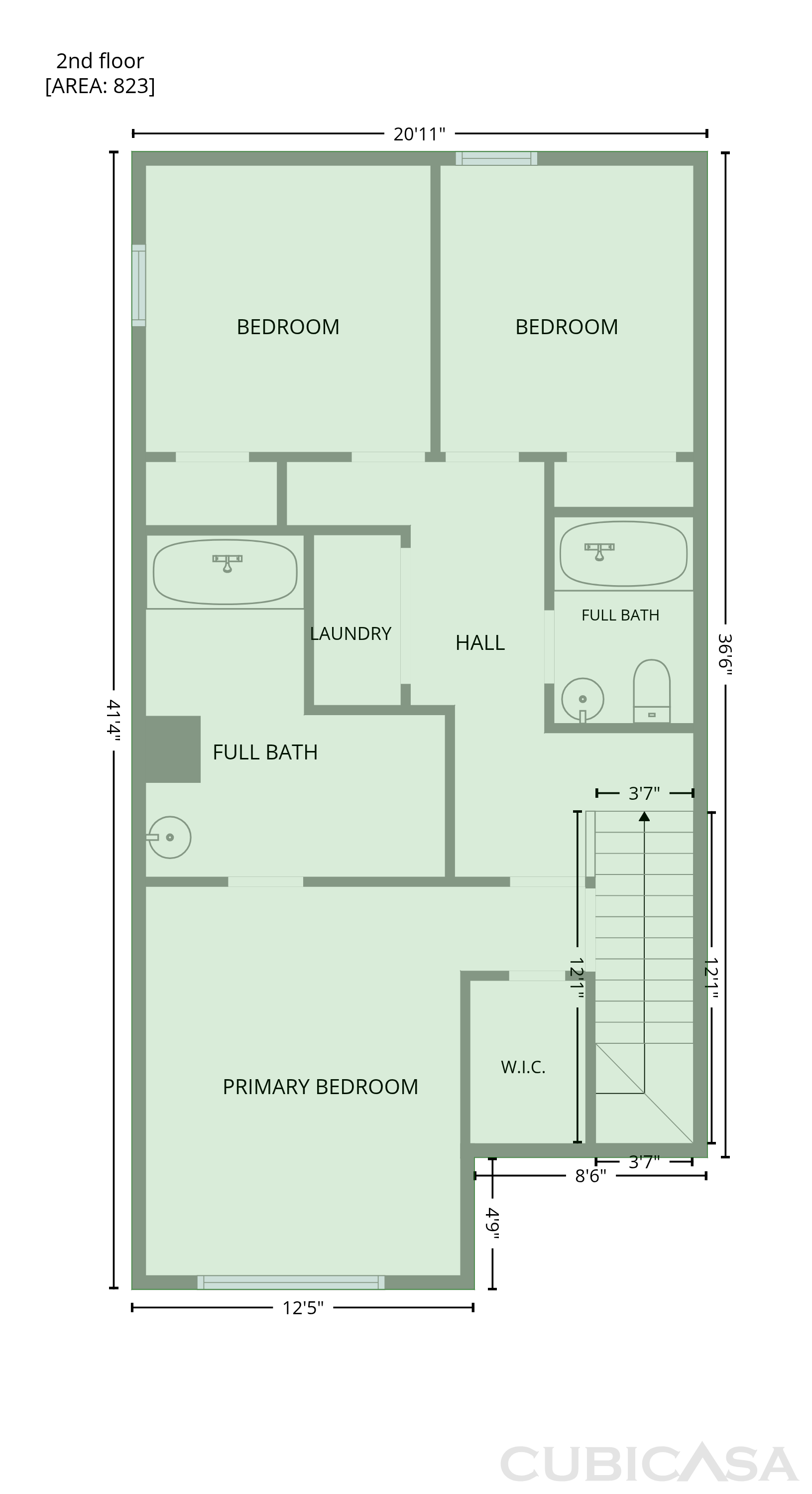 Second Floor of 1508 Box Cir, Winder, GA