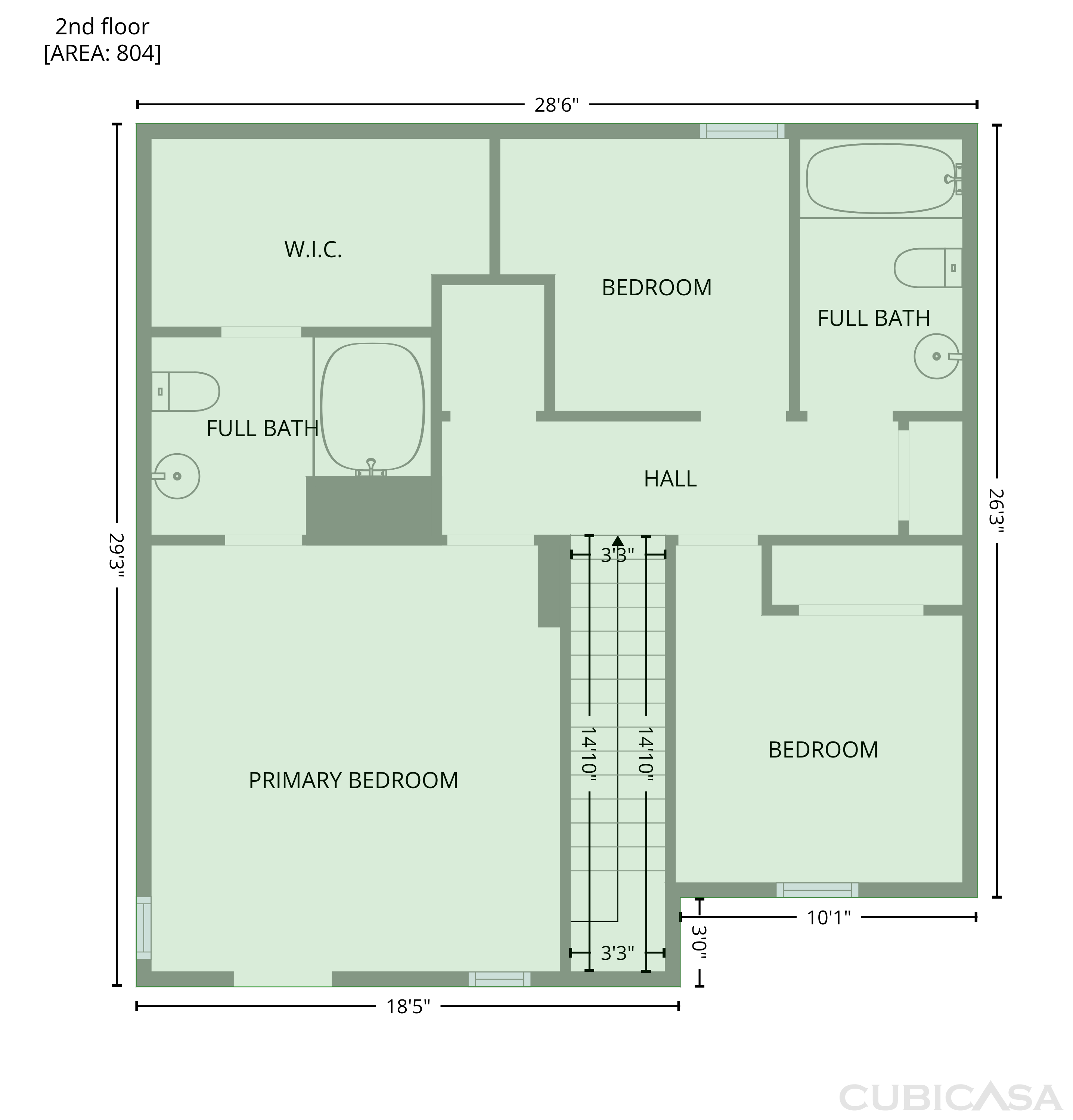 Second Floor of 7660 Calico Fields St, Las Vegas, NV