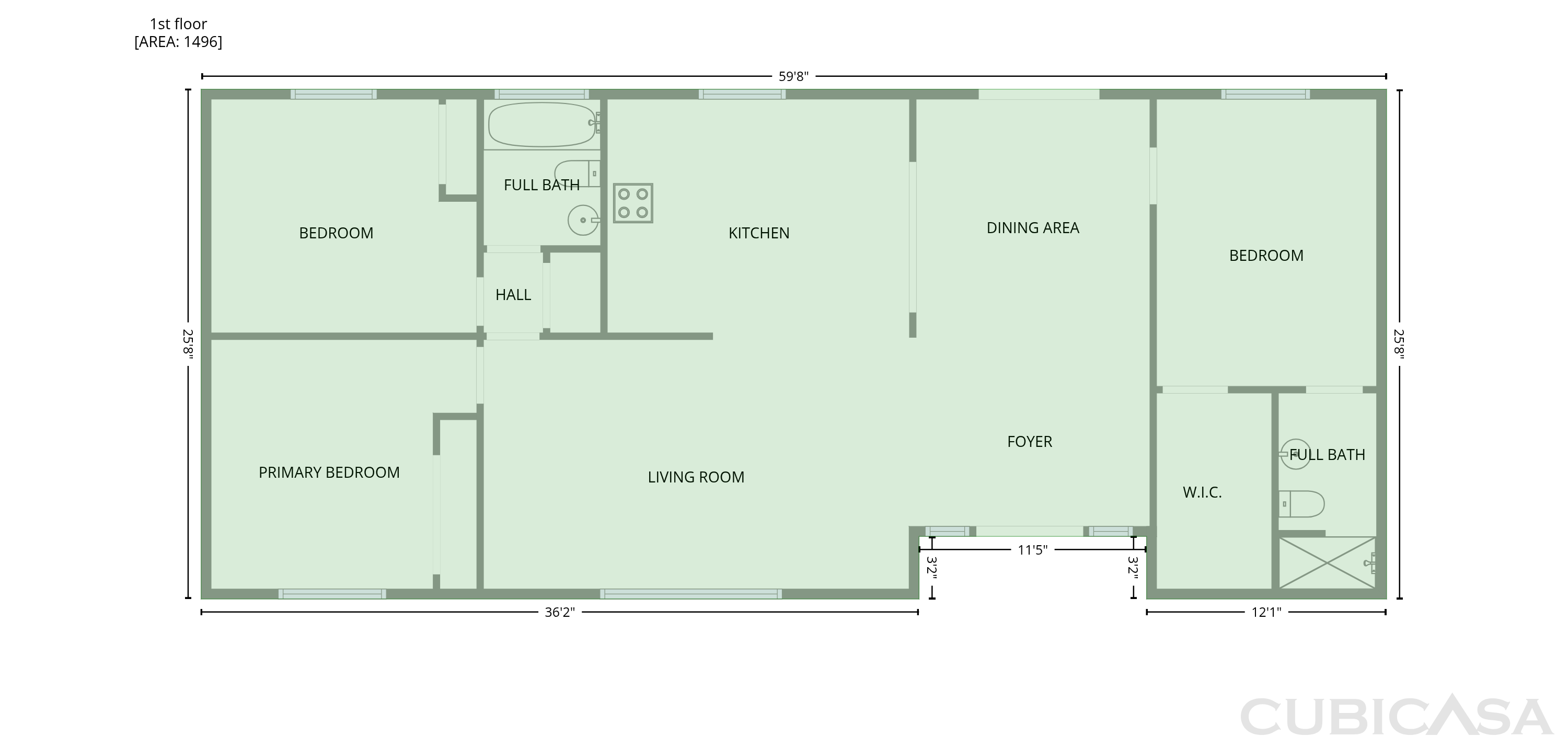 Main Floor of 103 N 63rd St, Mesa, AZ