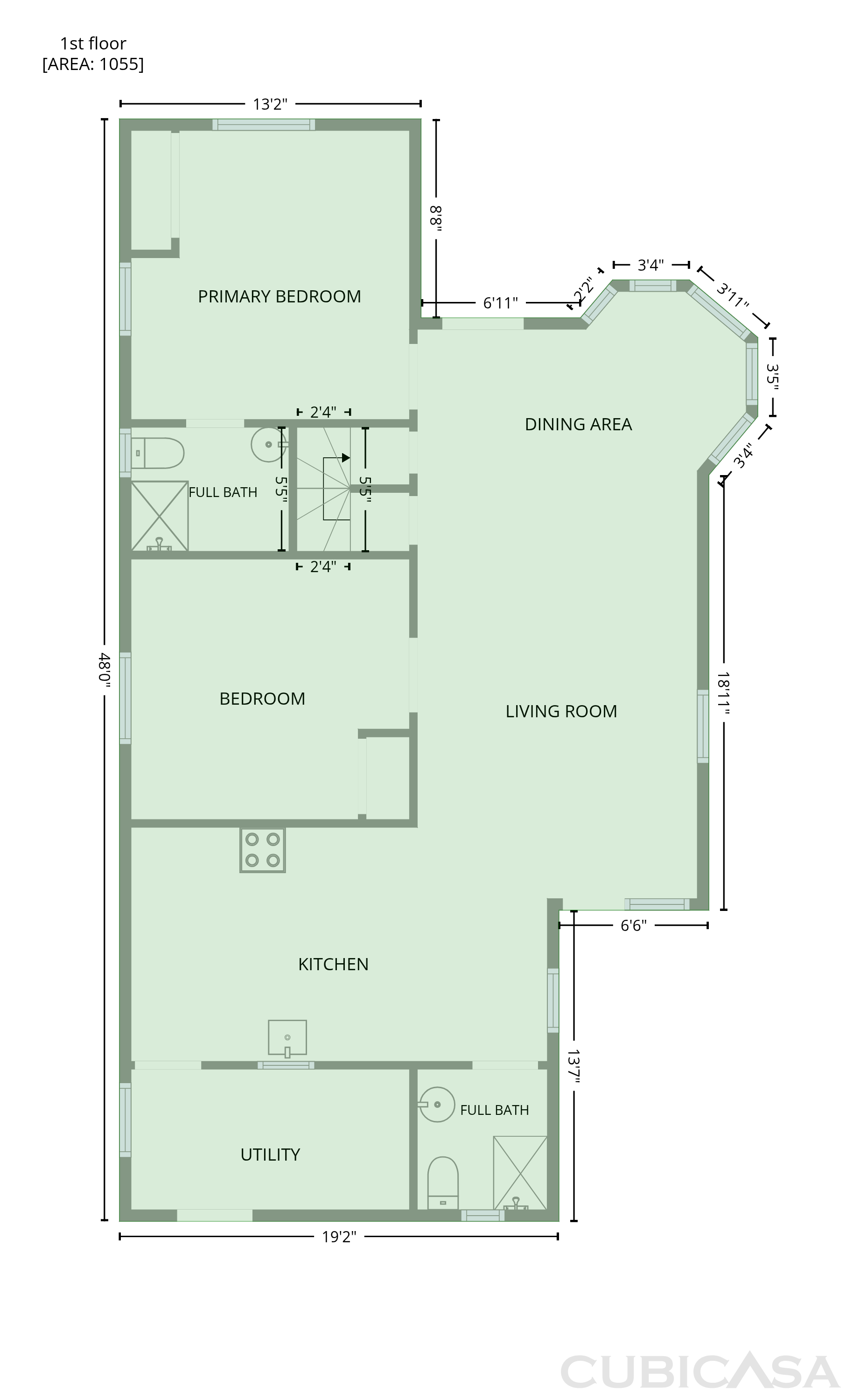 Main Floor of 3210 San Jose Way, Sacramento, CA