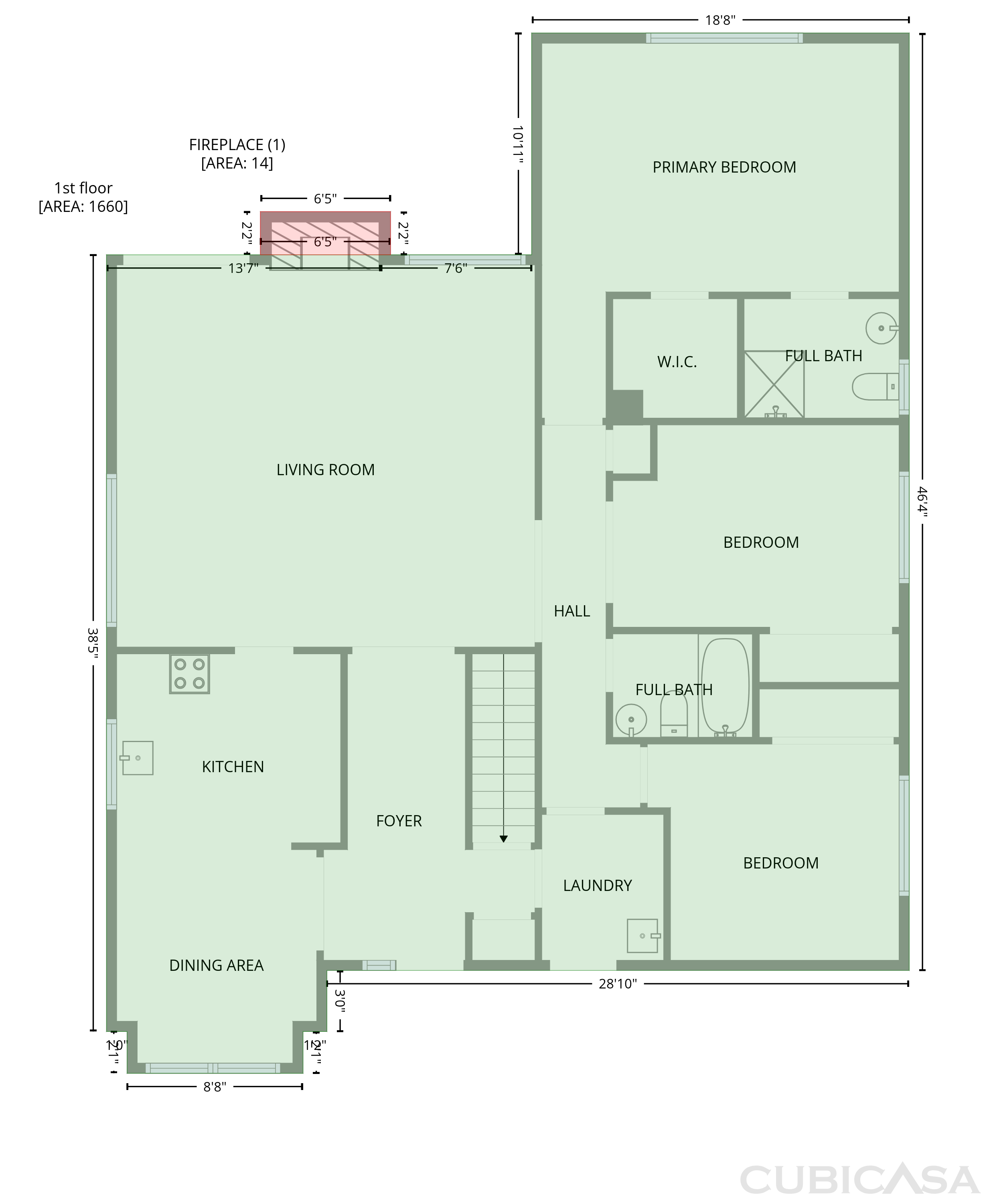 Main Floor of 52186 Jacqueline Ct, Macomb, MI