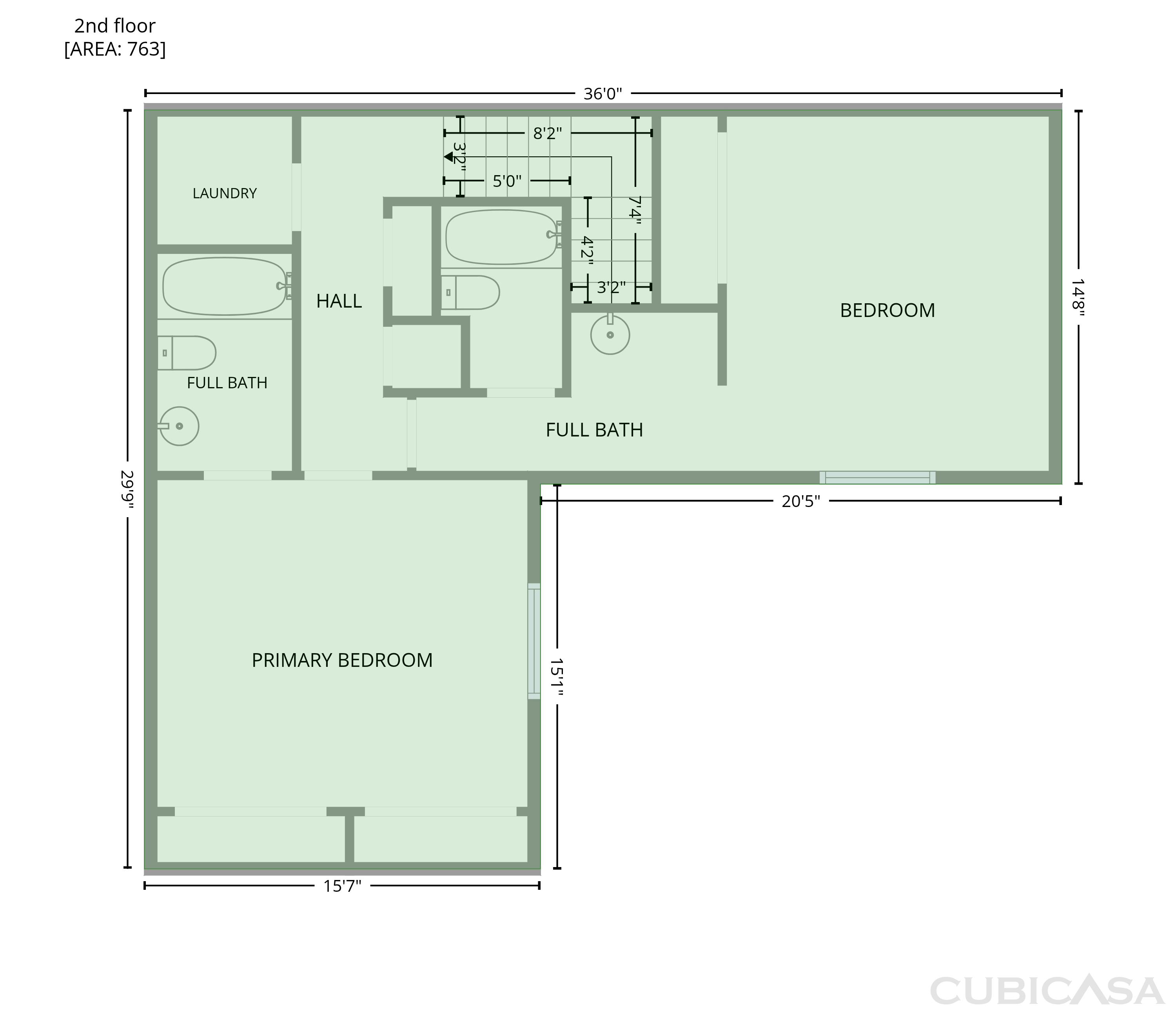 Second Floor of 1538 N Lawnwood Cir, Fort Pierce, FL