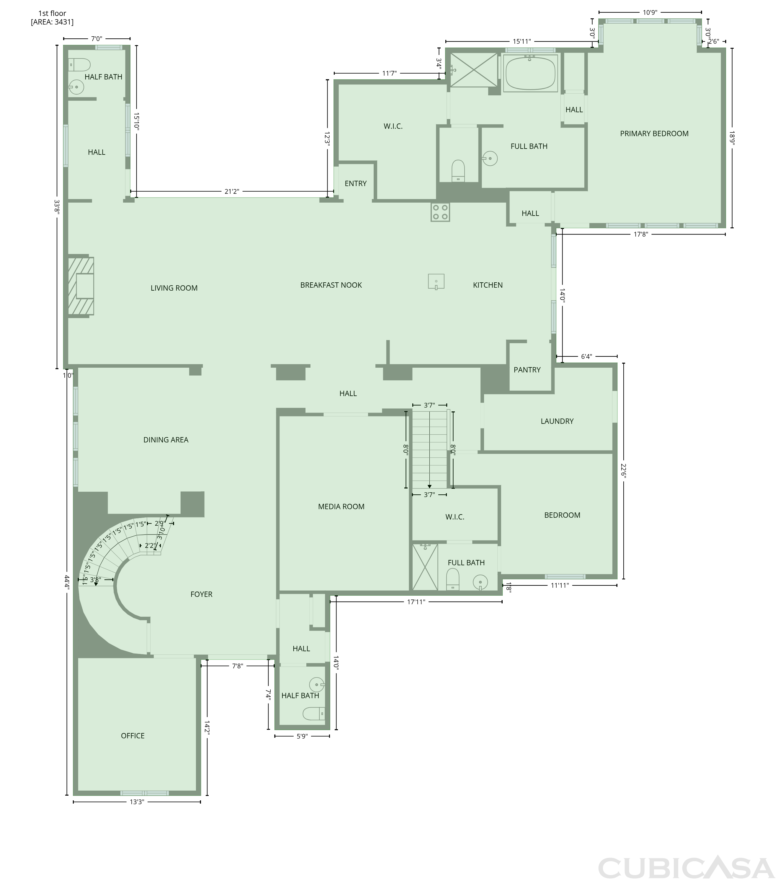 Main Floor of 820 Hawk Wood Ln, Prosper, TX