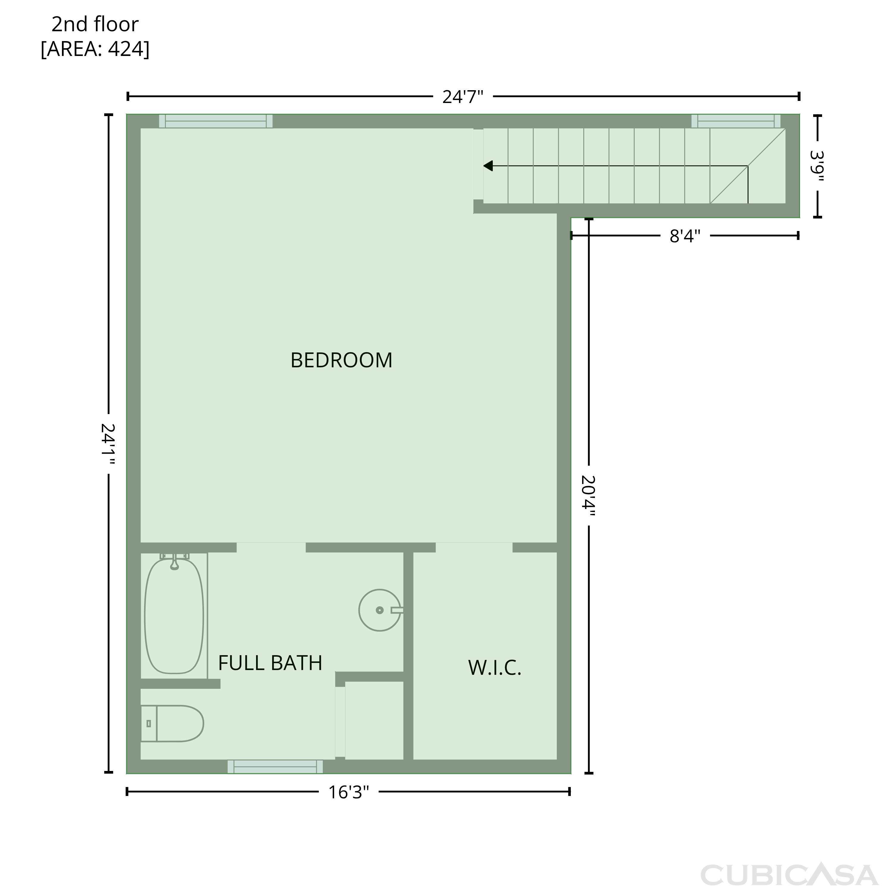 Second Floor of 282 Toweridge Dr SW, Marietta, GA