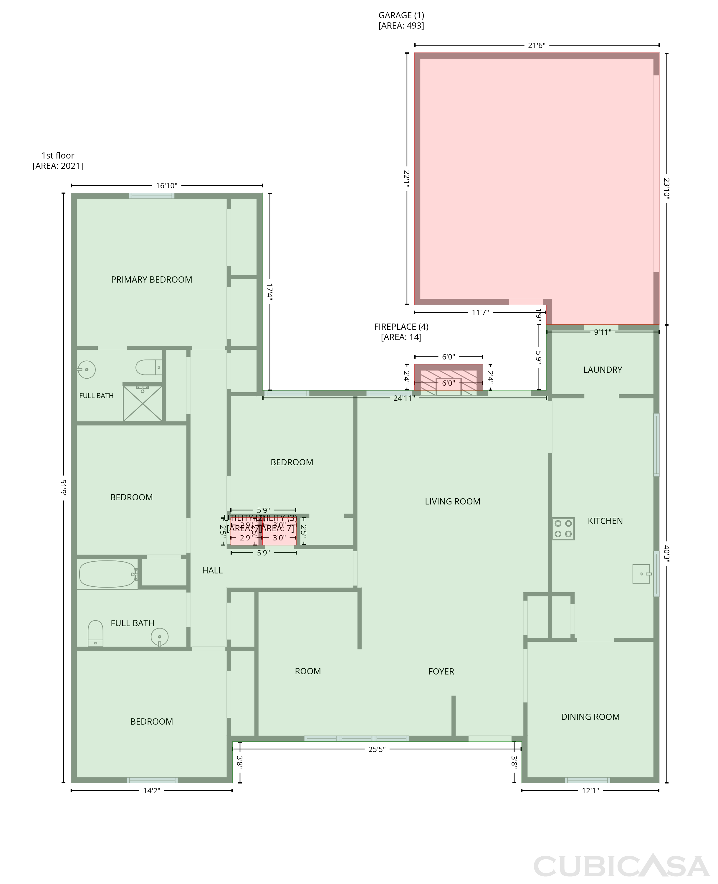 Main Floor of 1329 Wellington Dr, Denton, TX