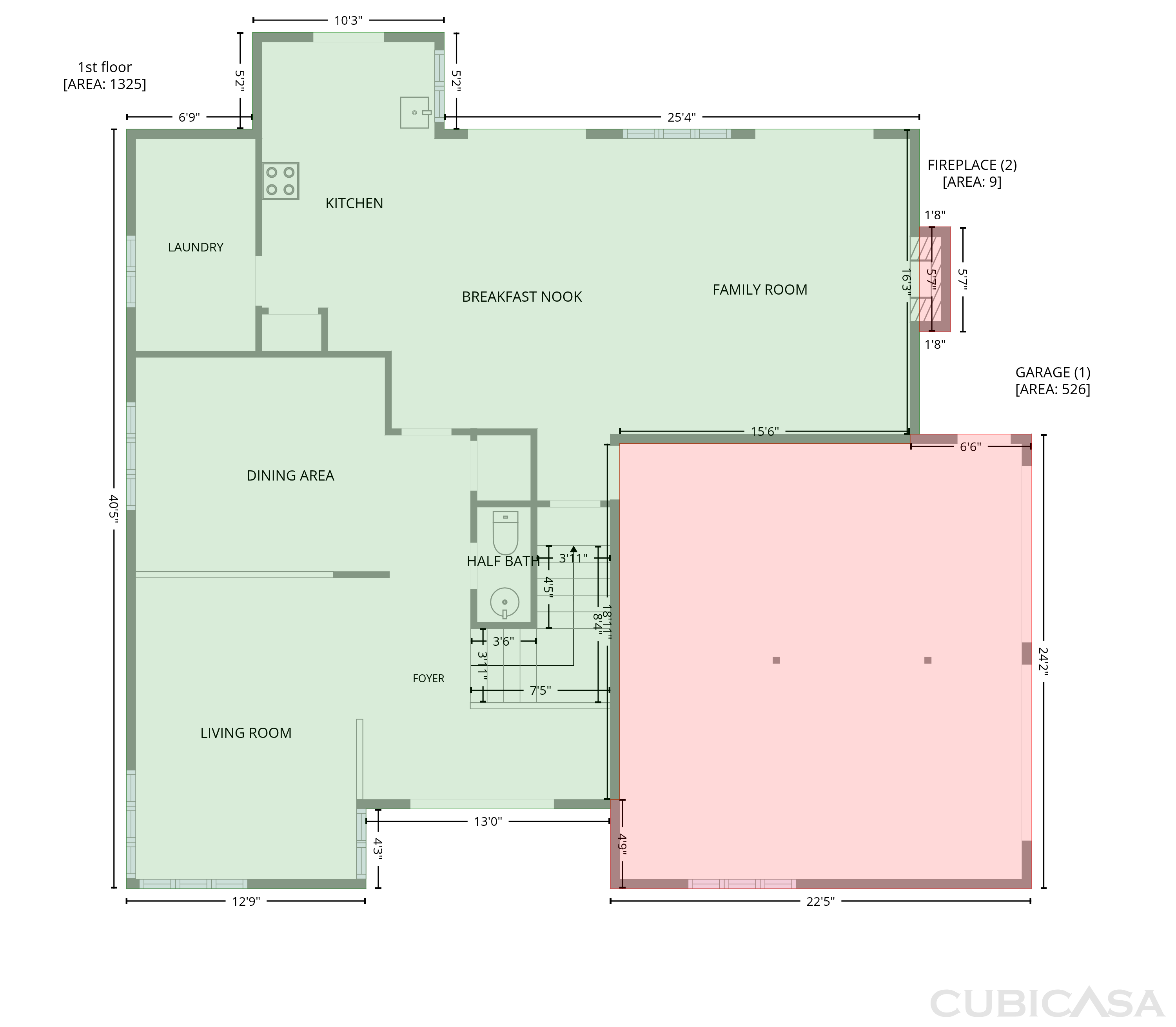 Main Floor of 608 Amanda Dr, Matthews, NC
