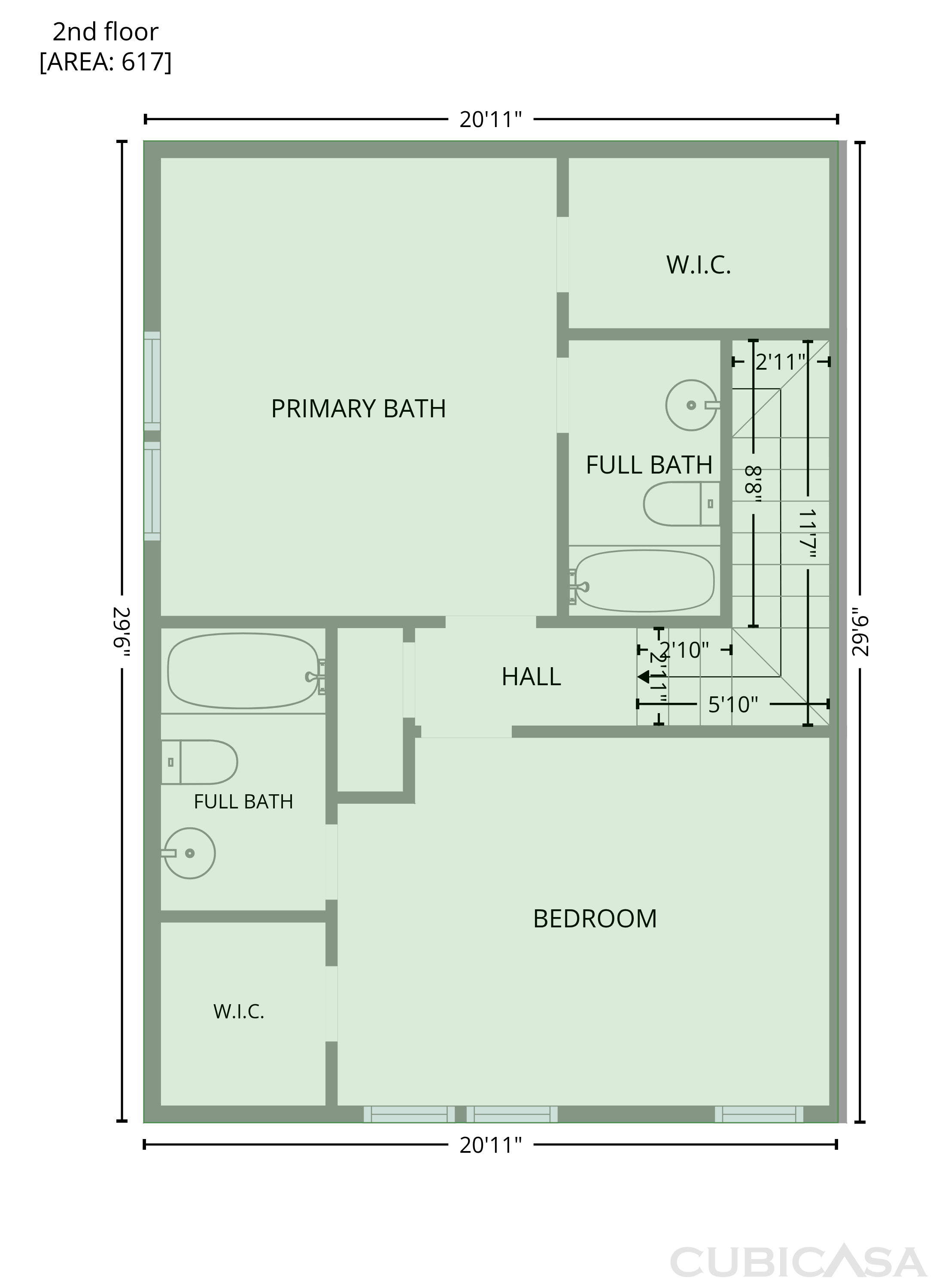 Second Floor of 3831 Mohawk Ct, Charlotte, NC