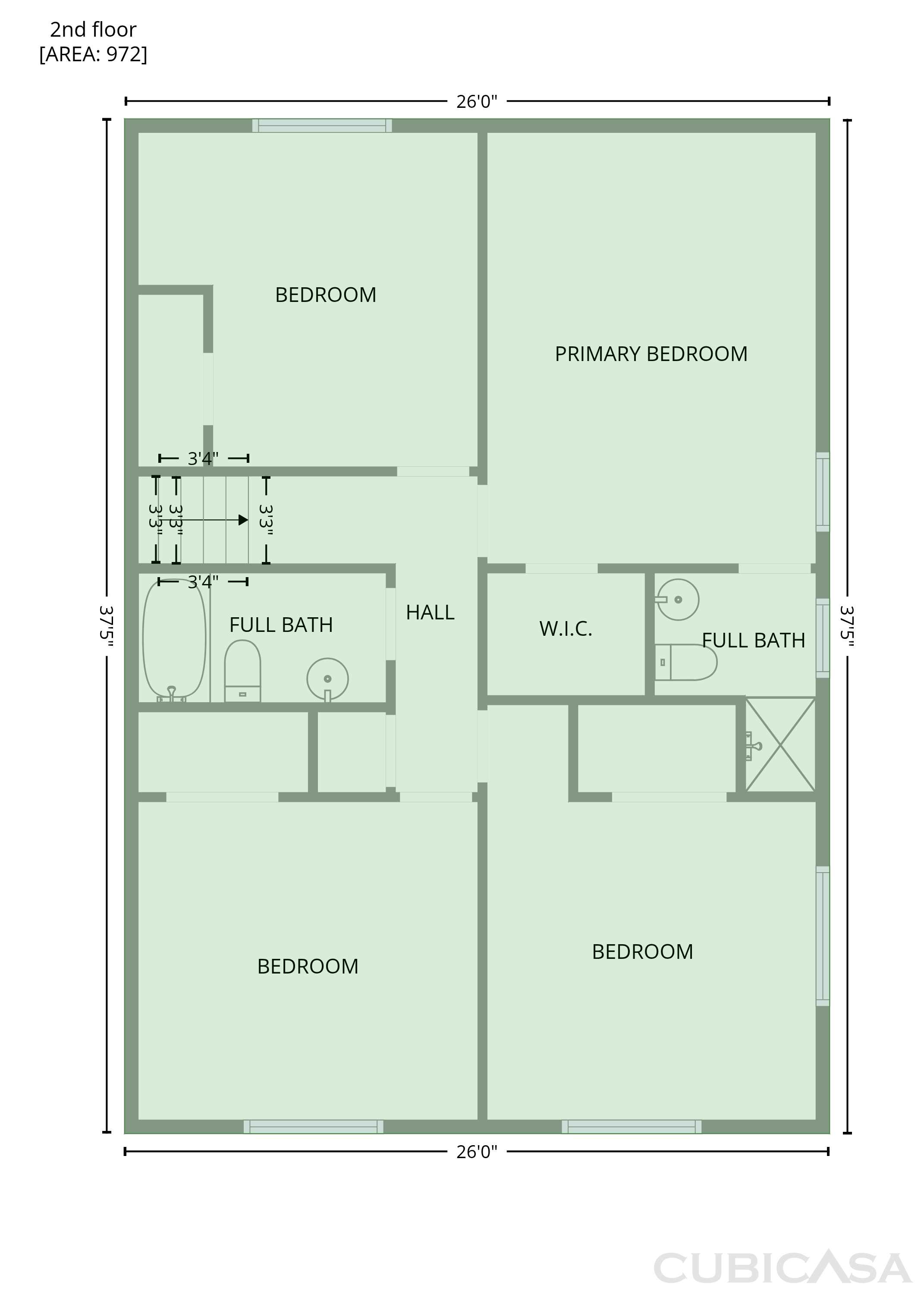 Third Floor of 7052 Lodgepole Dr, Morrow, GA