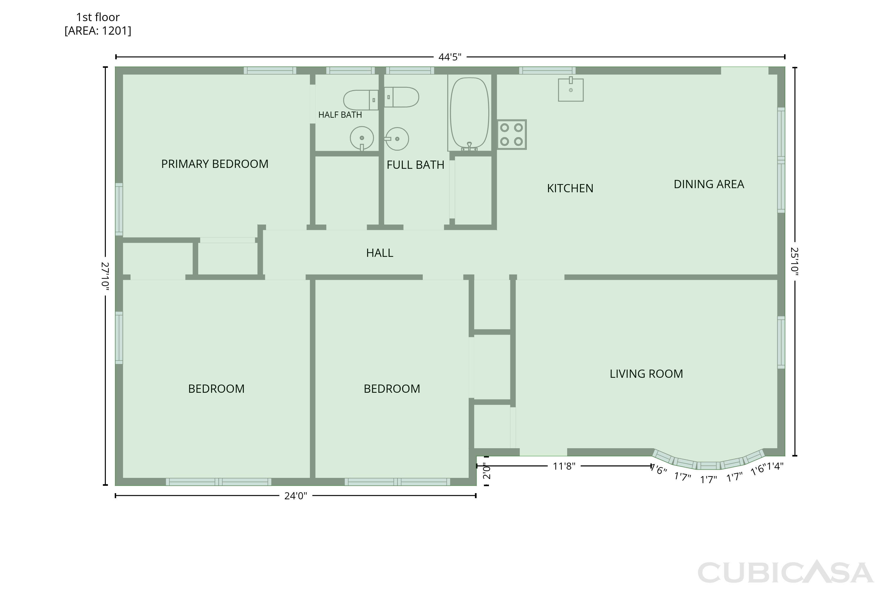 Main Floor of 1502 W Meadowview Rd, Greensboro, NC