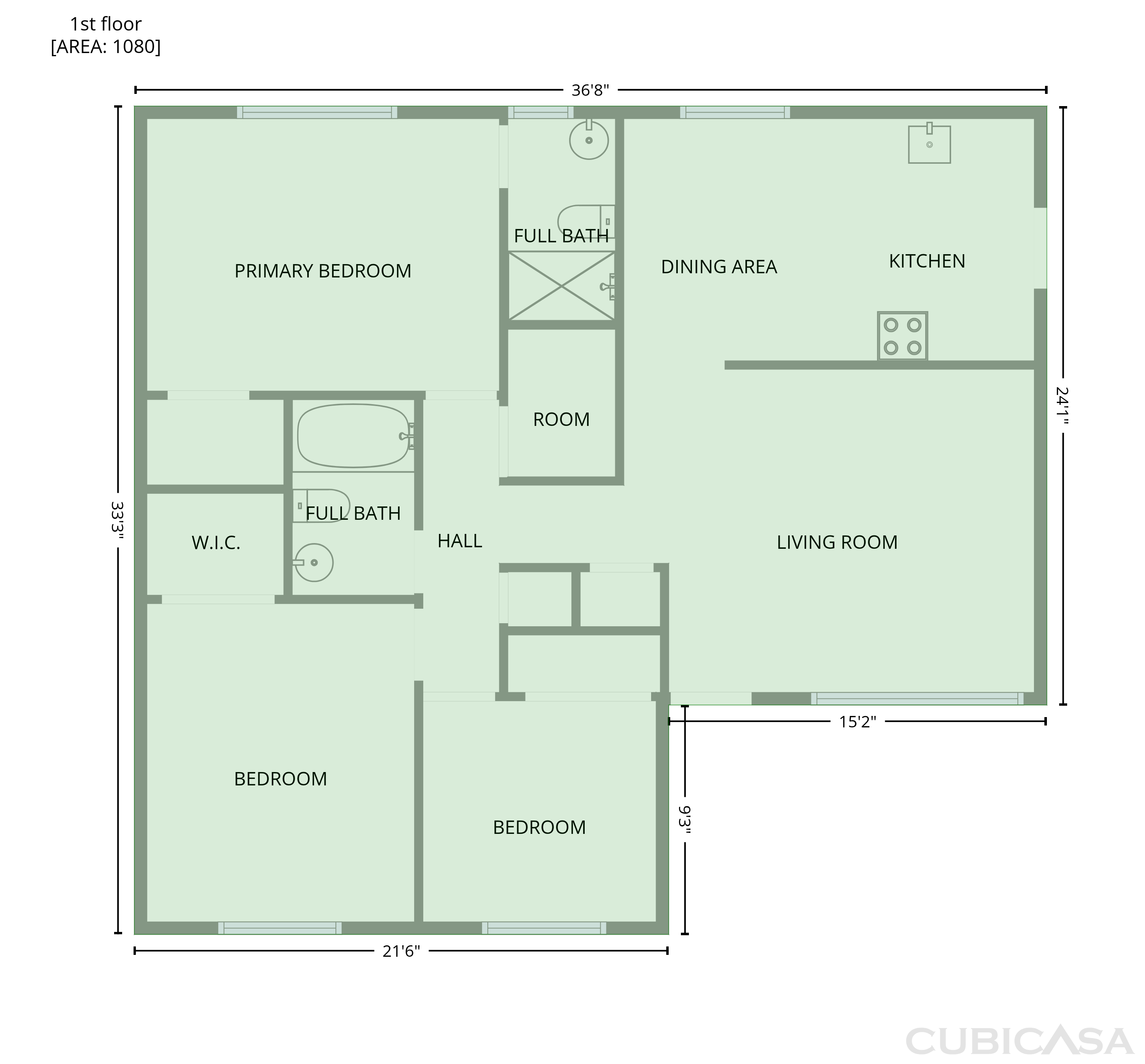 Main Floor of 8943 3rd Ave, Jacksonville, FL