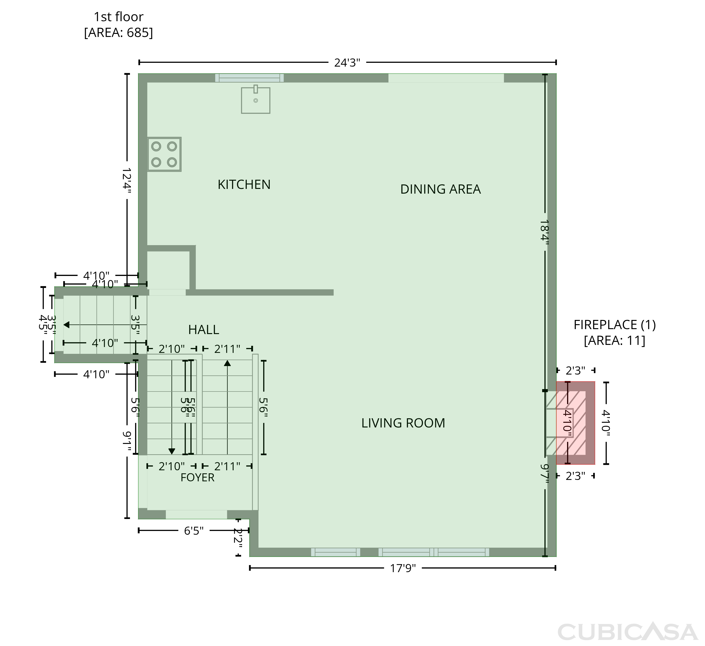 Second Floor of 13 Bramblewood Pl SW, Cartersville, GA