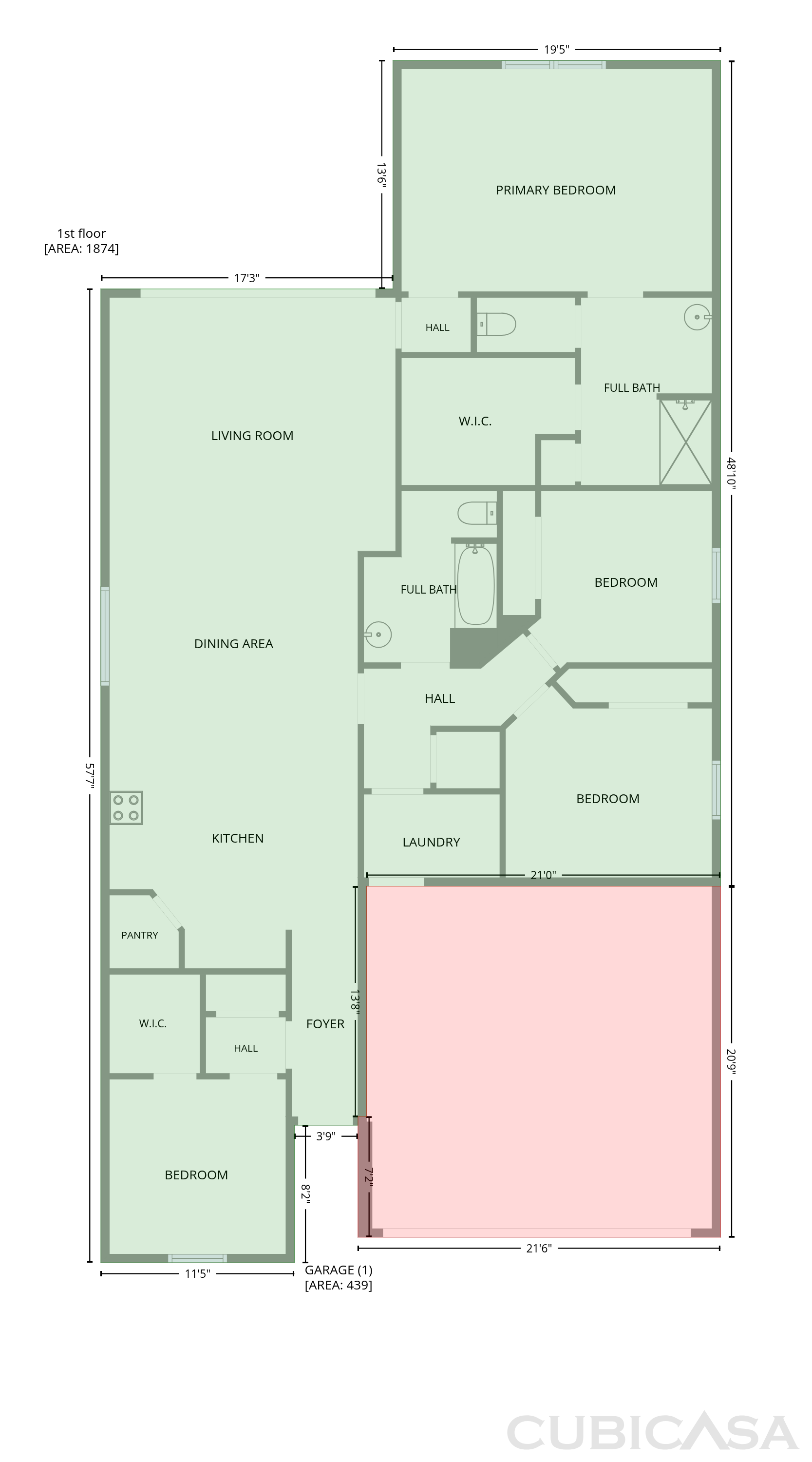 Main Floor of 480 Buchannan Dr, Davenport, FL