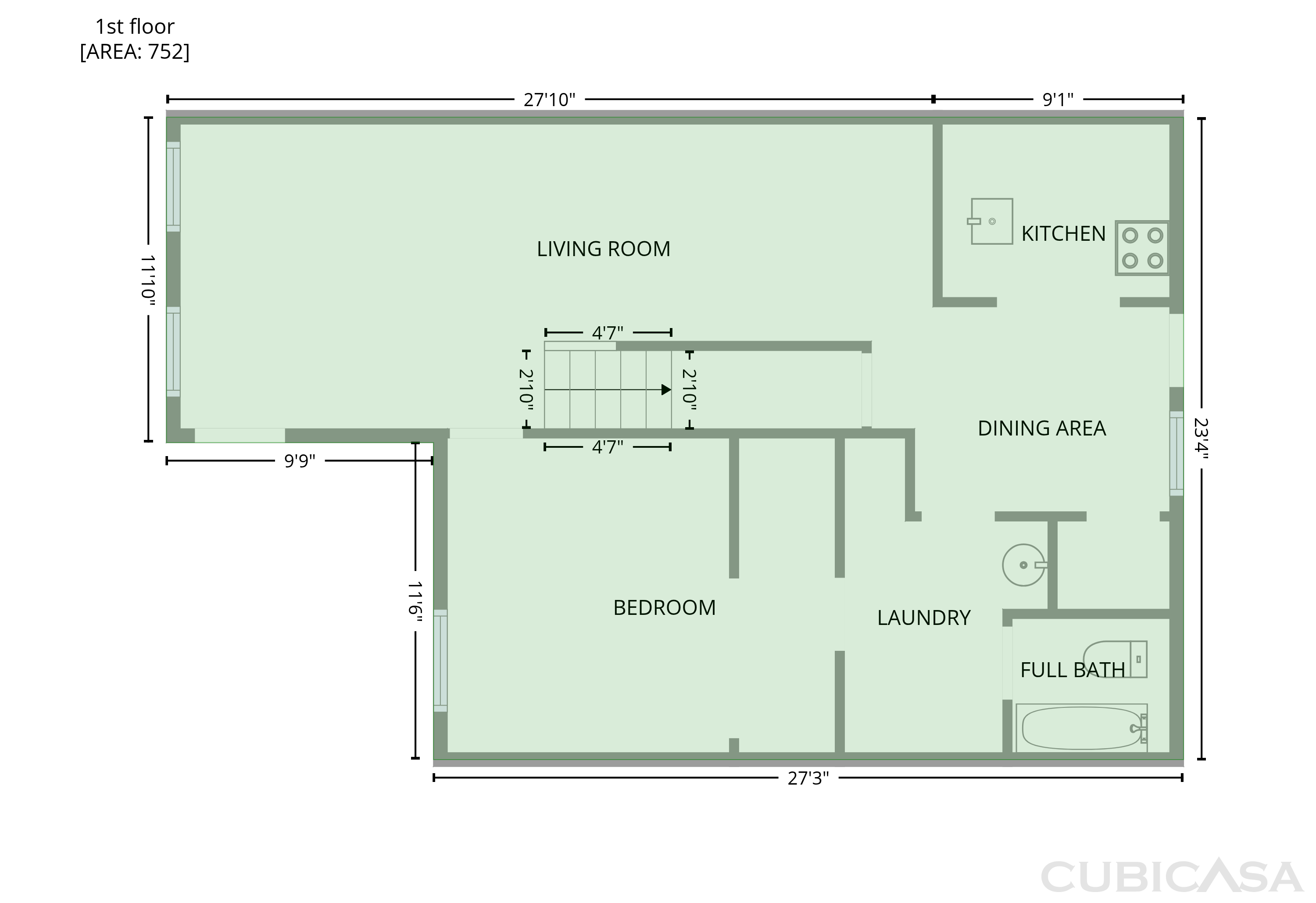Main Floor of 535 Amquiwood Ct, Madison, TN