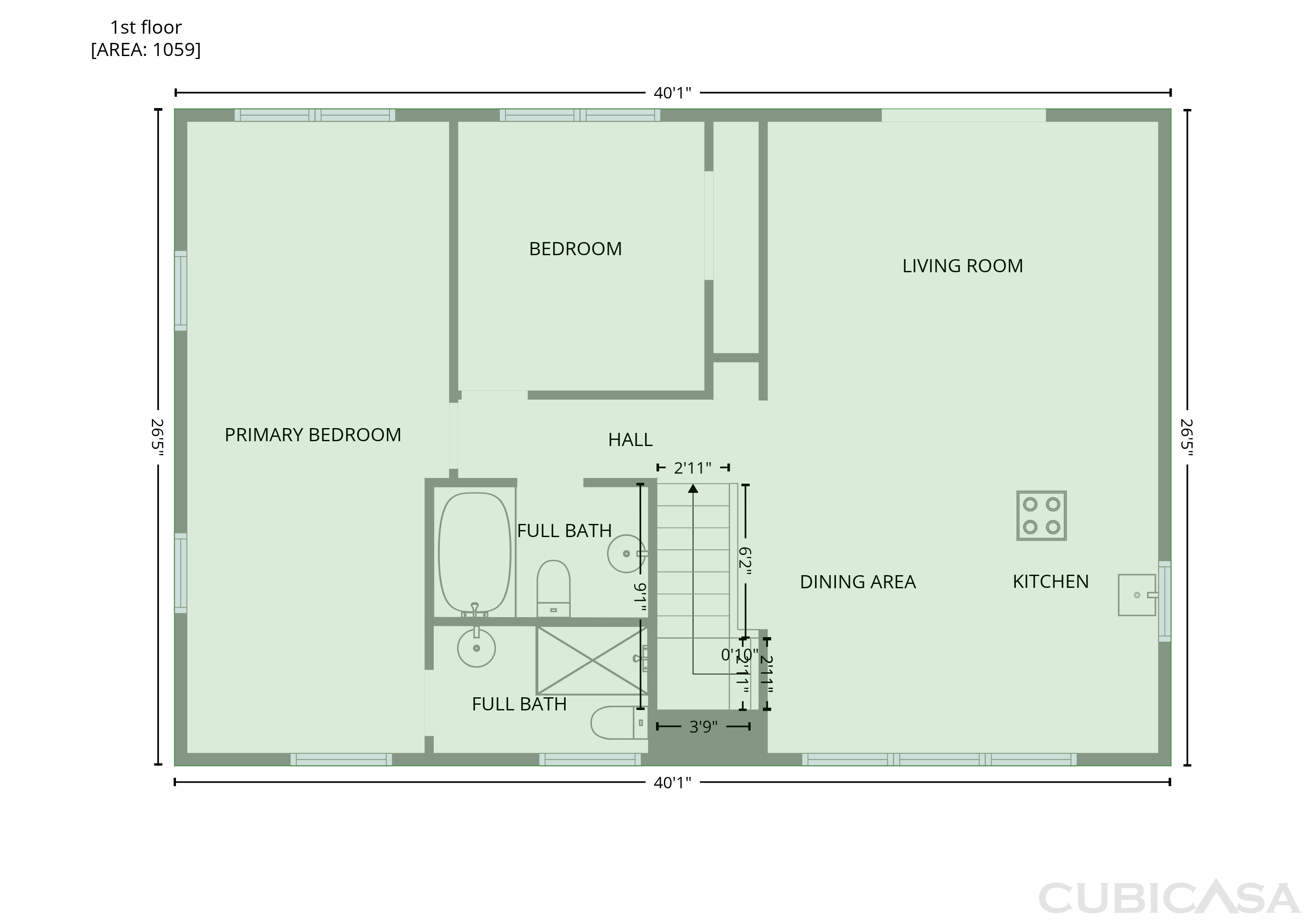 Second Floor of 6515 Carriage Dr, Alexandria, VA