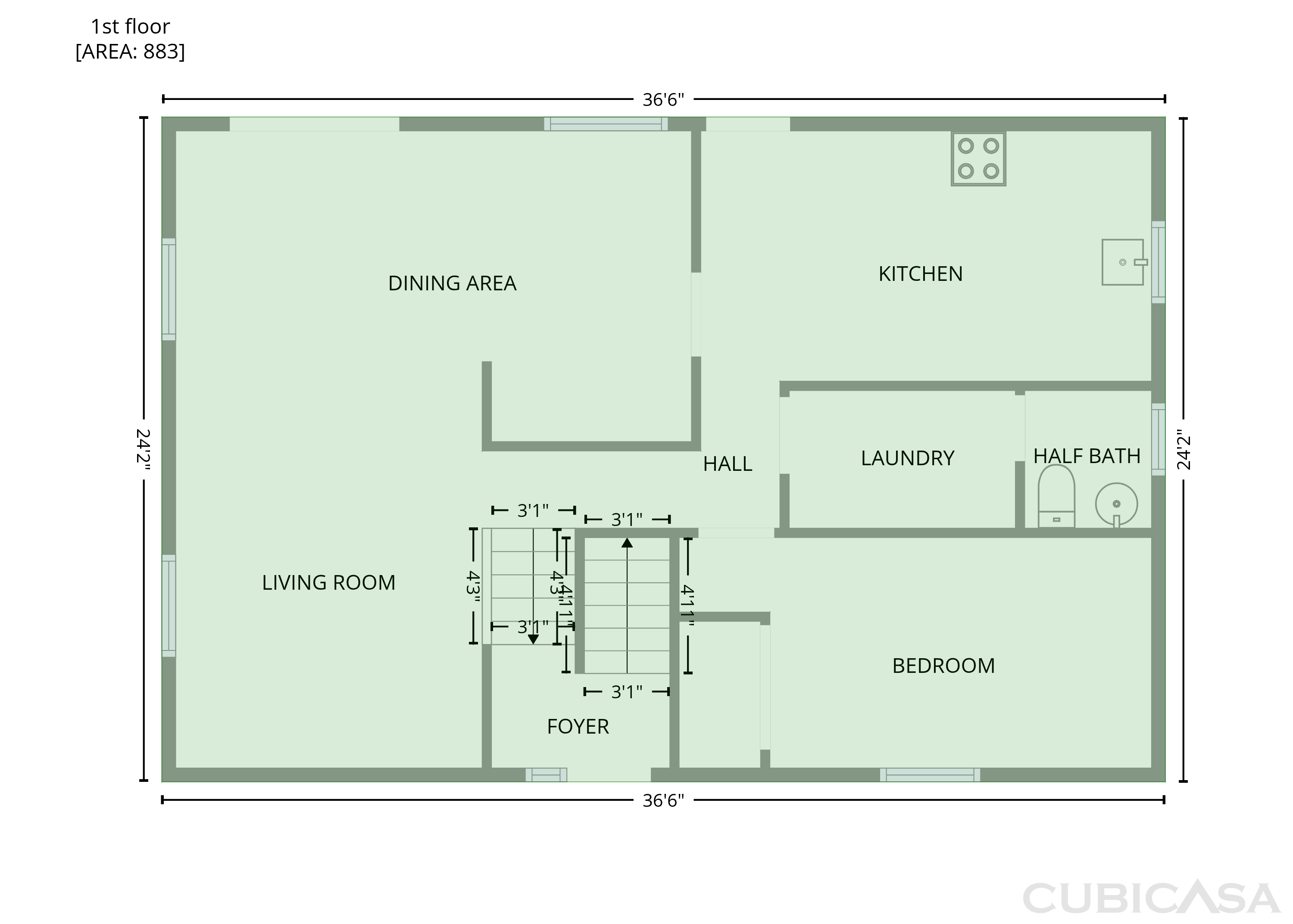 Main Floor of 519 N Gilbert St, Castle Rock, CO