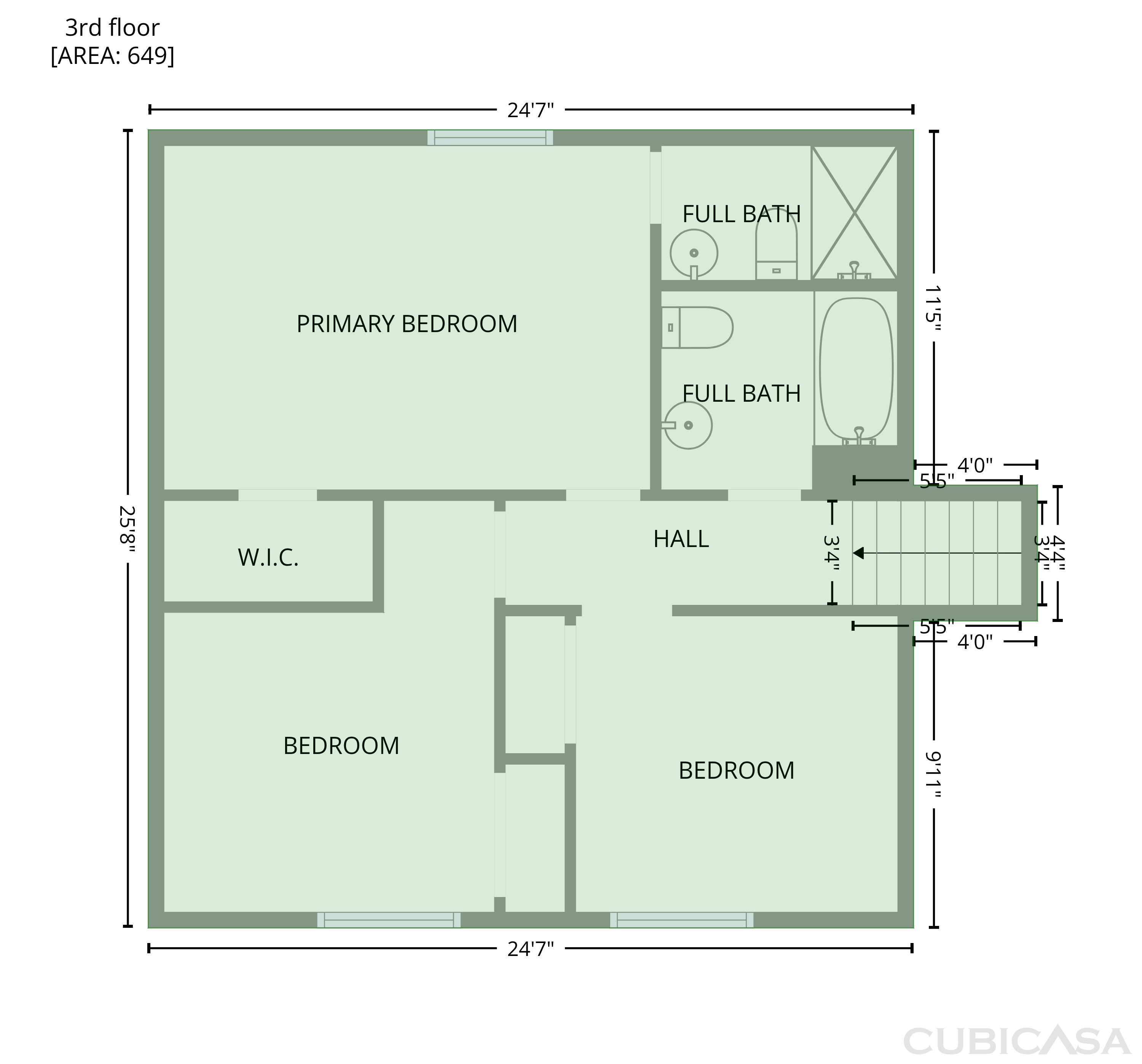 Floor 4 of 3480 Milton St N, Shoreview, MN