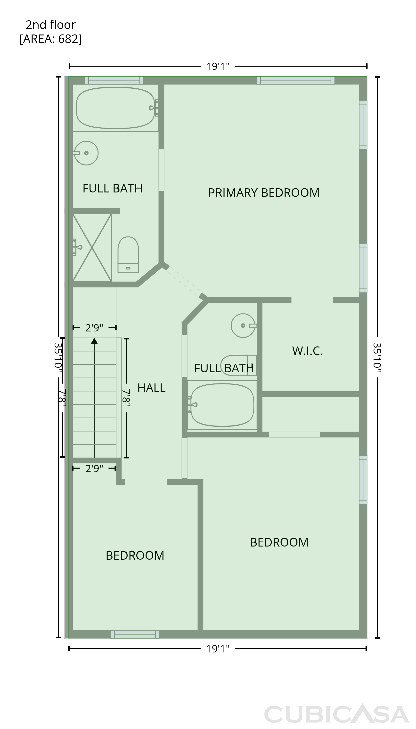 Second Floor of 43 Edgebrook Cir, Durham, NC