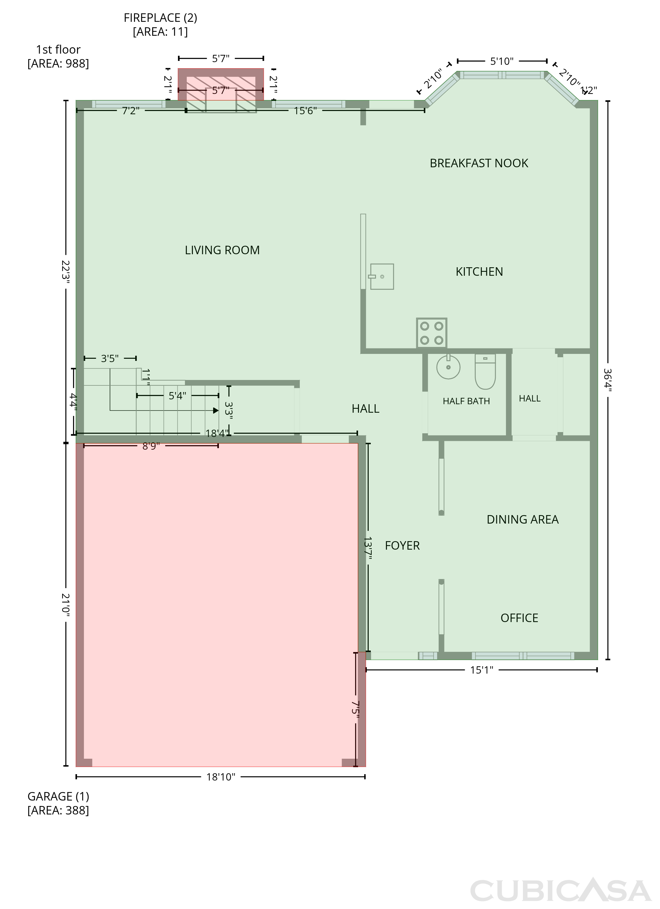 Main Floor of 4034 Patriot Ridge Ct, Raleigh, NC