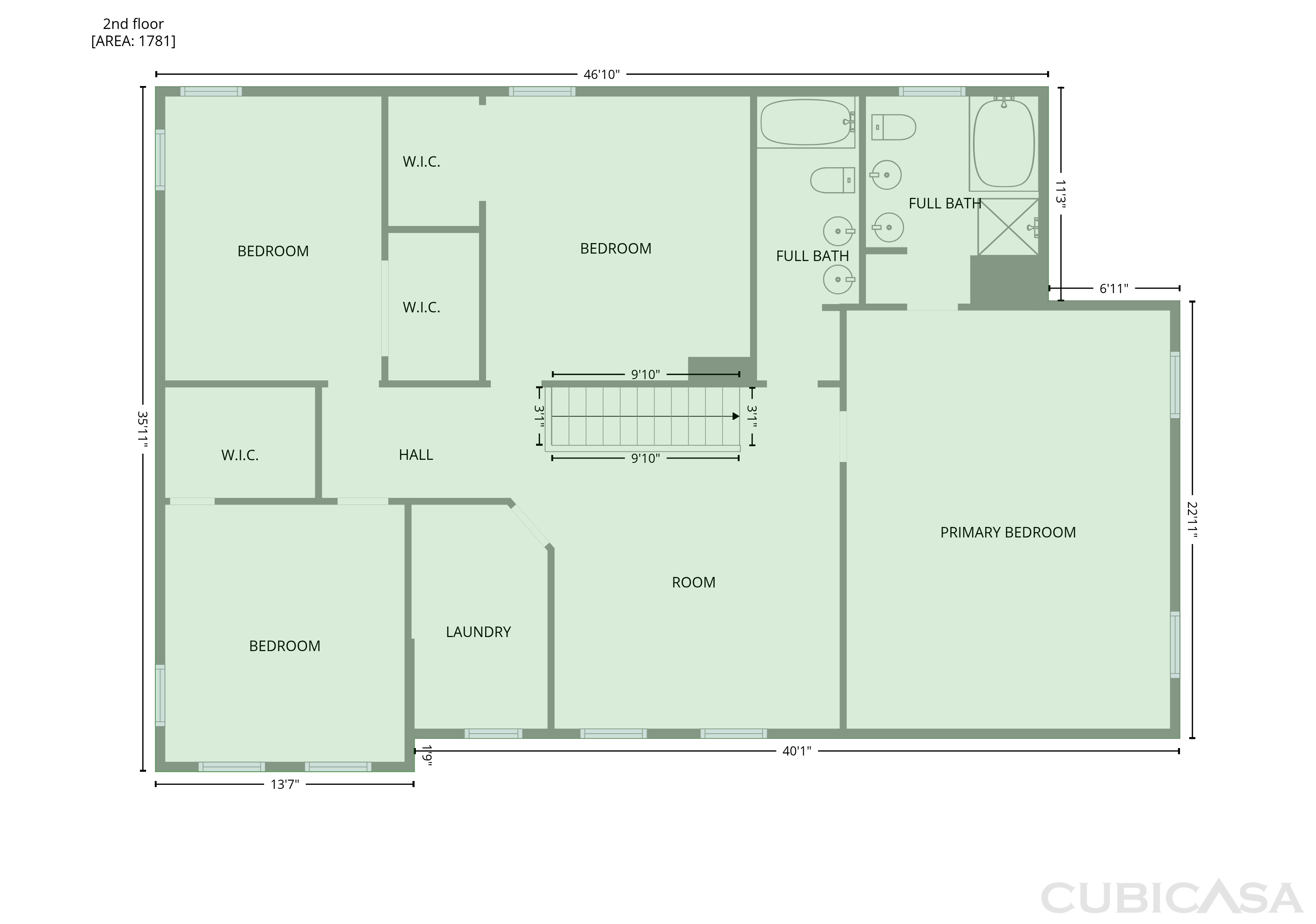 Second Floor of 10605 Dunes Ct, Indianapolis, IN