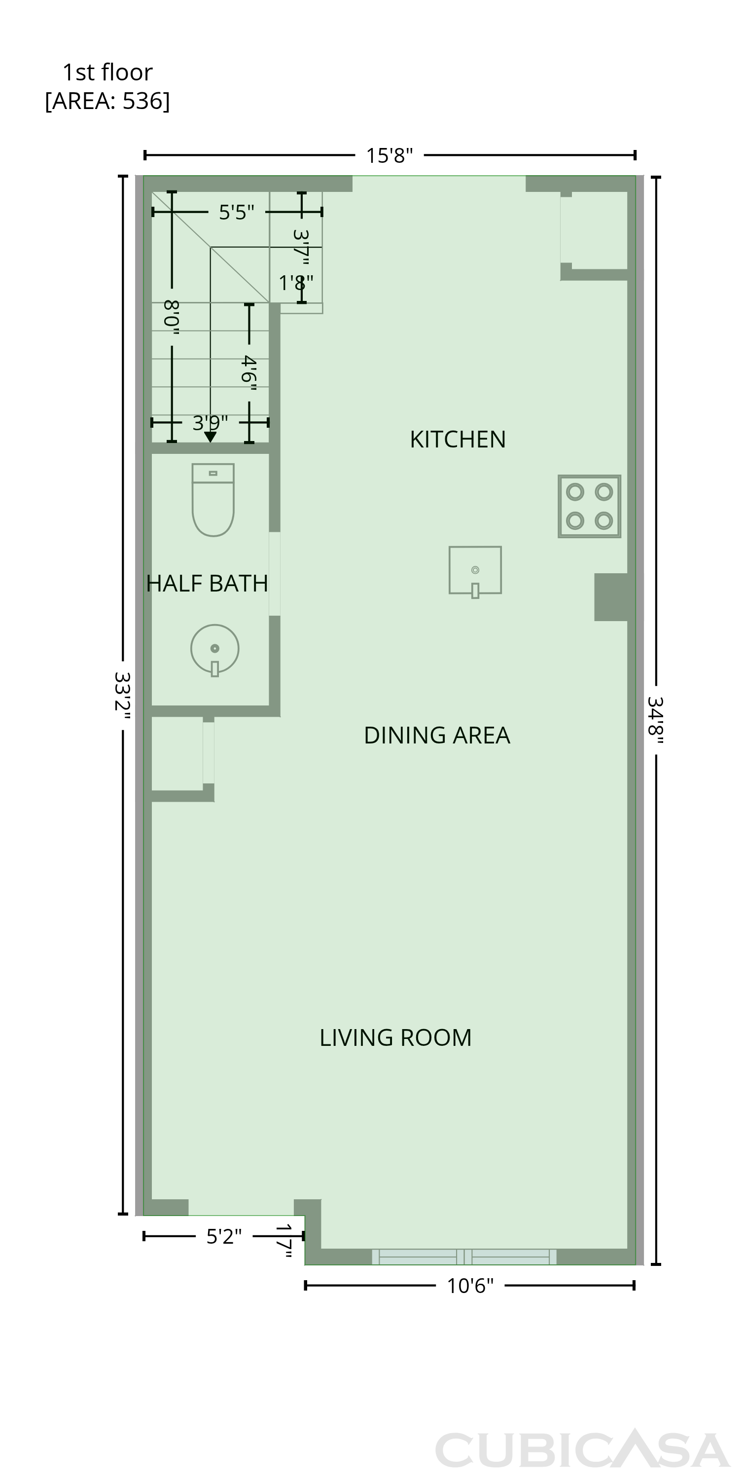 Main Floor of 1628 Pat Garrett St, Charlotte, NC