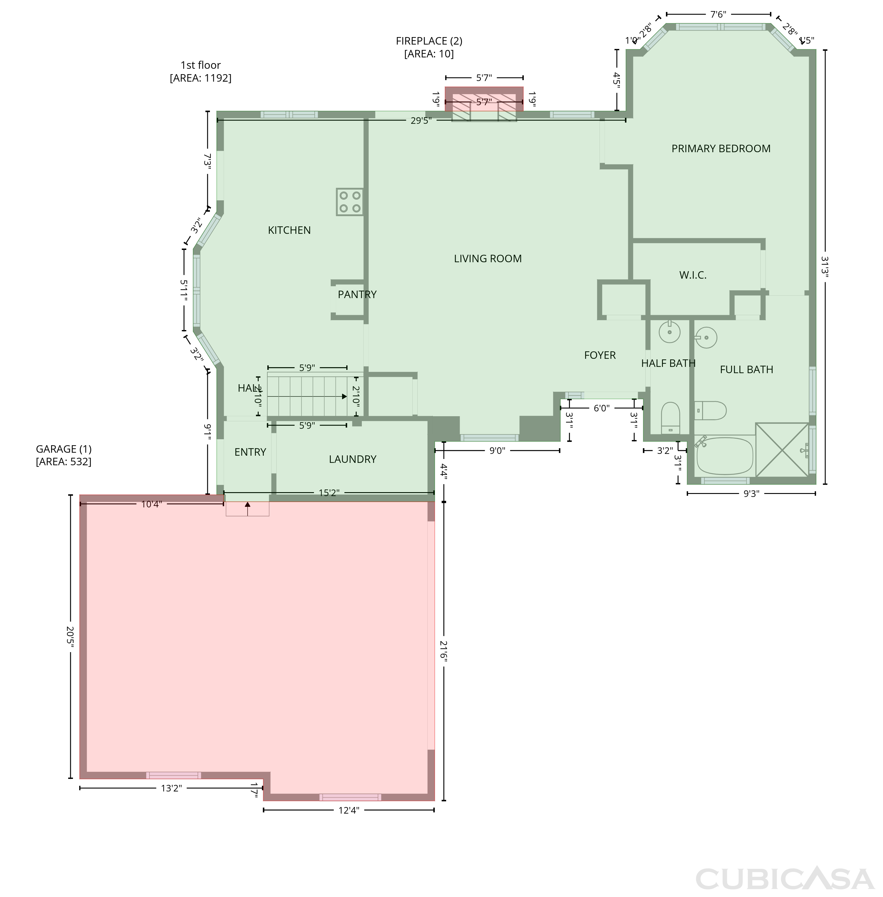 Main Floor of 106 Woodfield Ln, Cherryville, NC