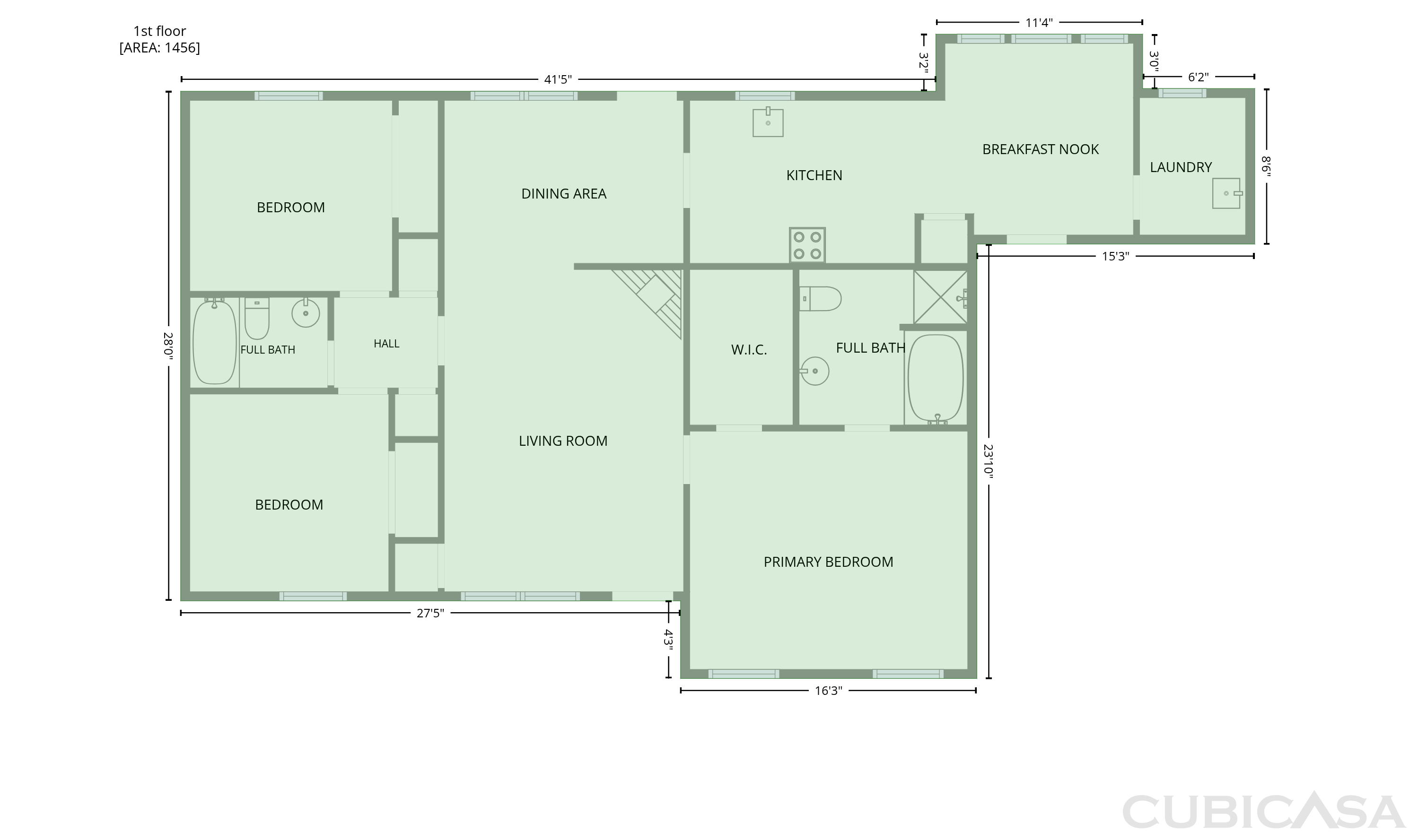 Main Floor of 806 Ruswood Rd, Winder, GA