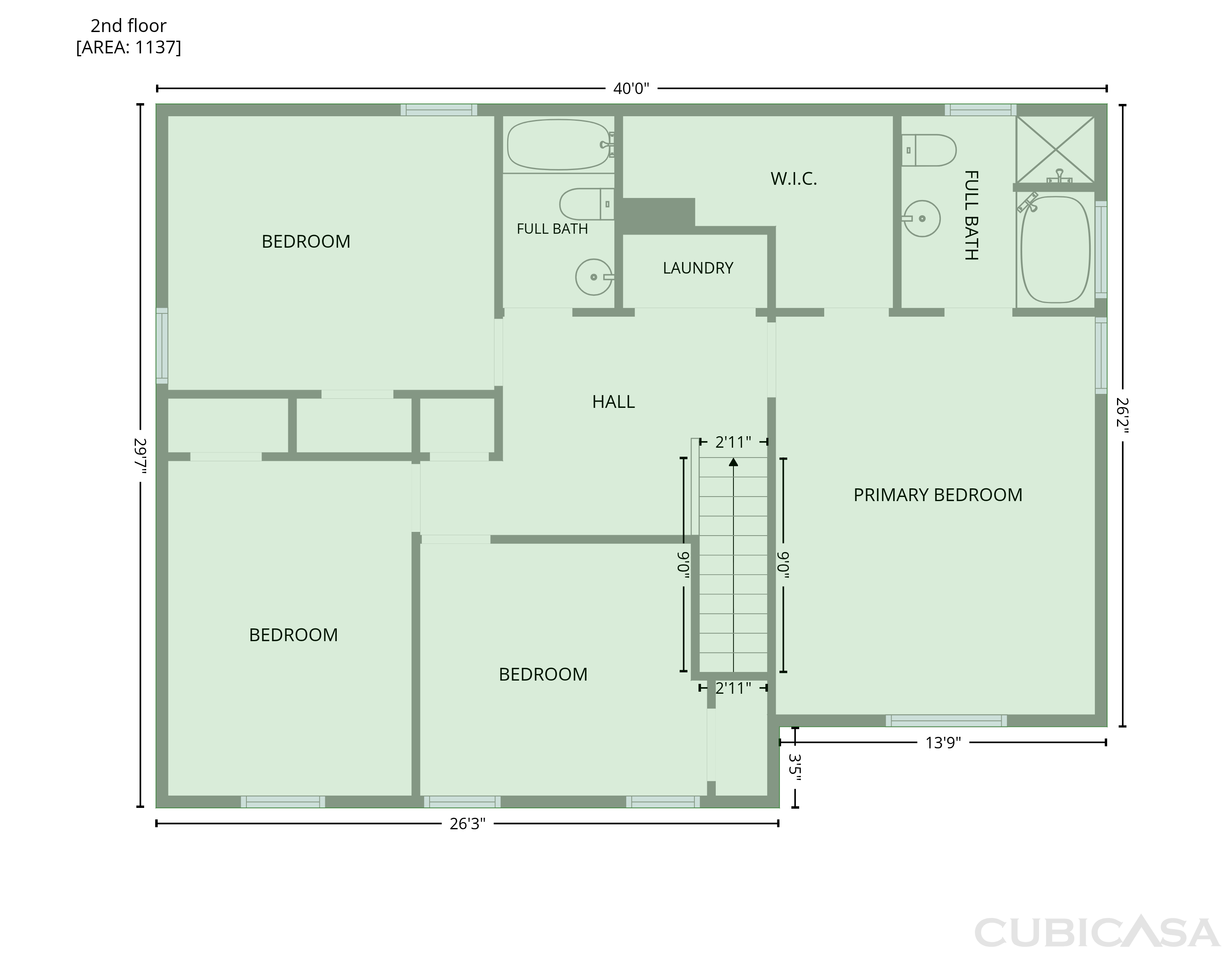 Second Floor of 9334 Arbor Creek Dr, Charlotte, NC